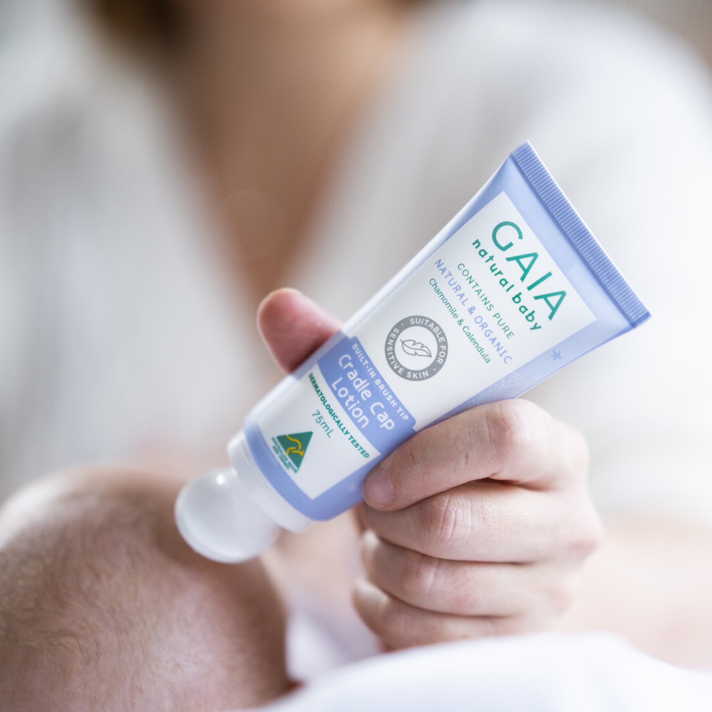GAIA NATURAL BABY CRADLE CAP LOTION 75ML - Image 3