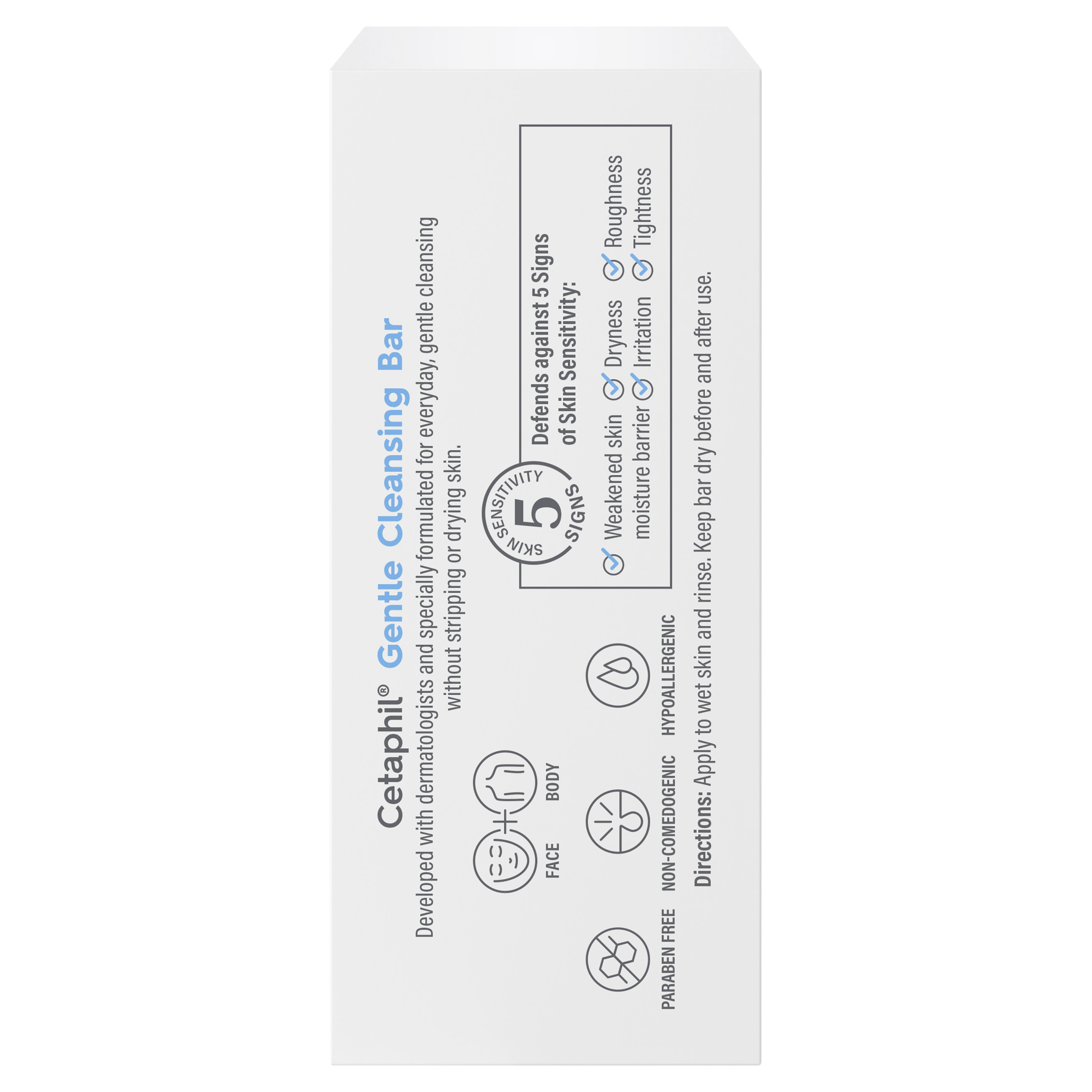 CETAPHIL GENTLE CLEANSING BAR 127G - Image 3