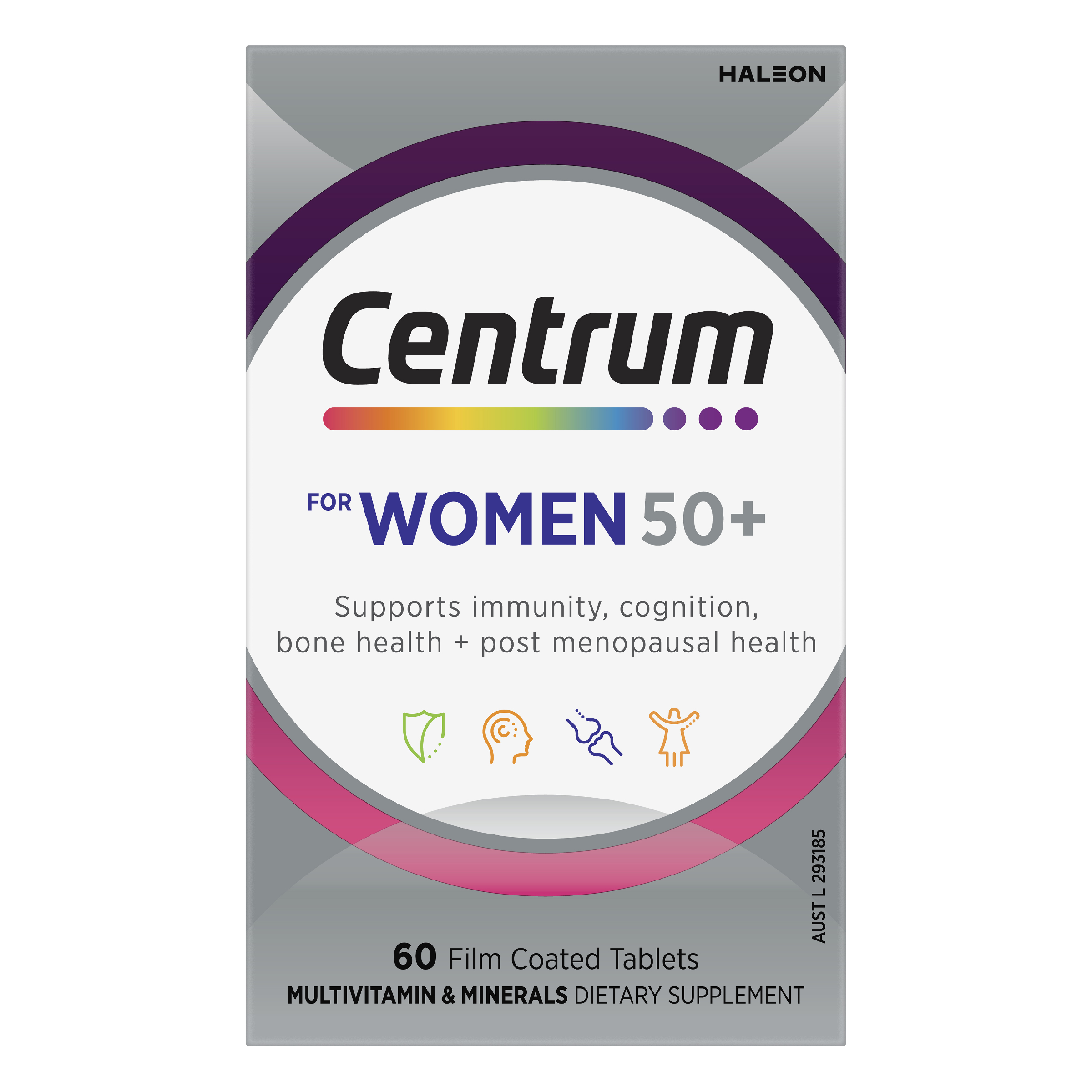 CENTRUM FOR WOMEN 50+ 60 TABLETS - Image 2