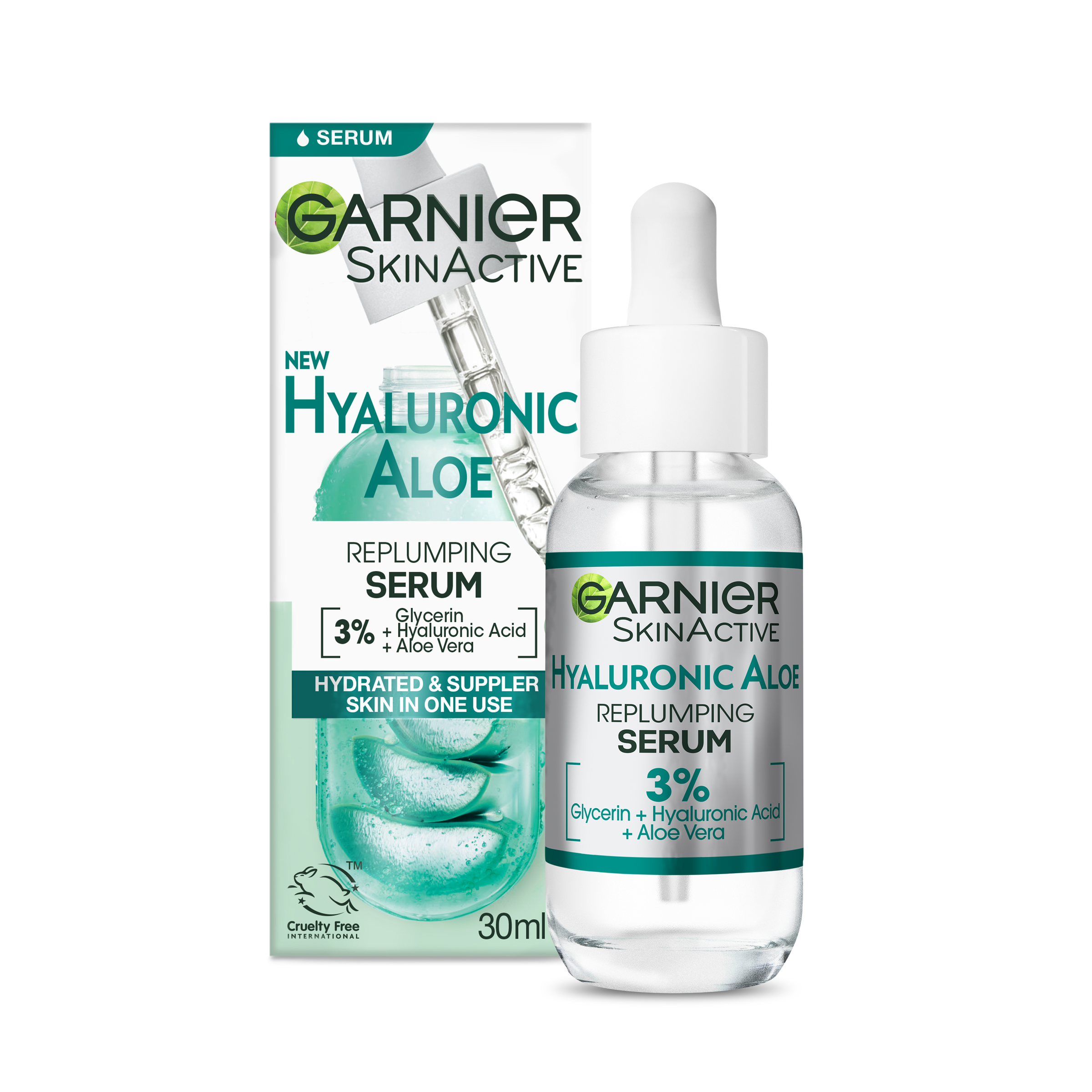 GARNIER SKIN ACTIVE ALOE SERUM 30ML