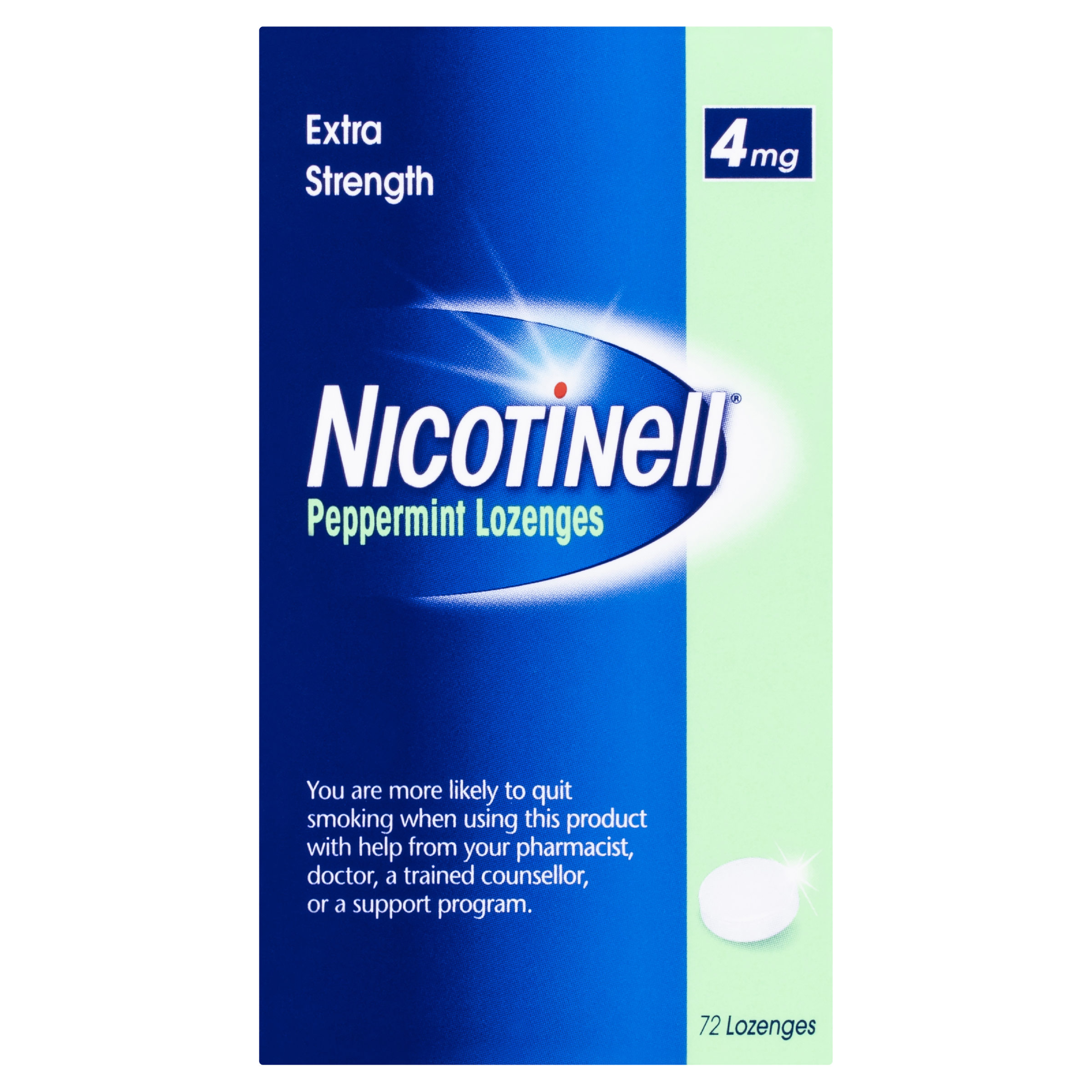NICOTINELL MINT 4MG LOZENGES 72 PACK - Image 3