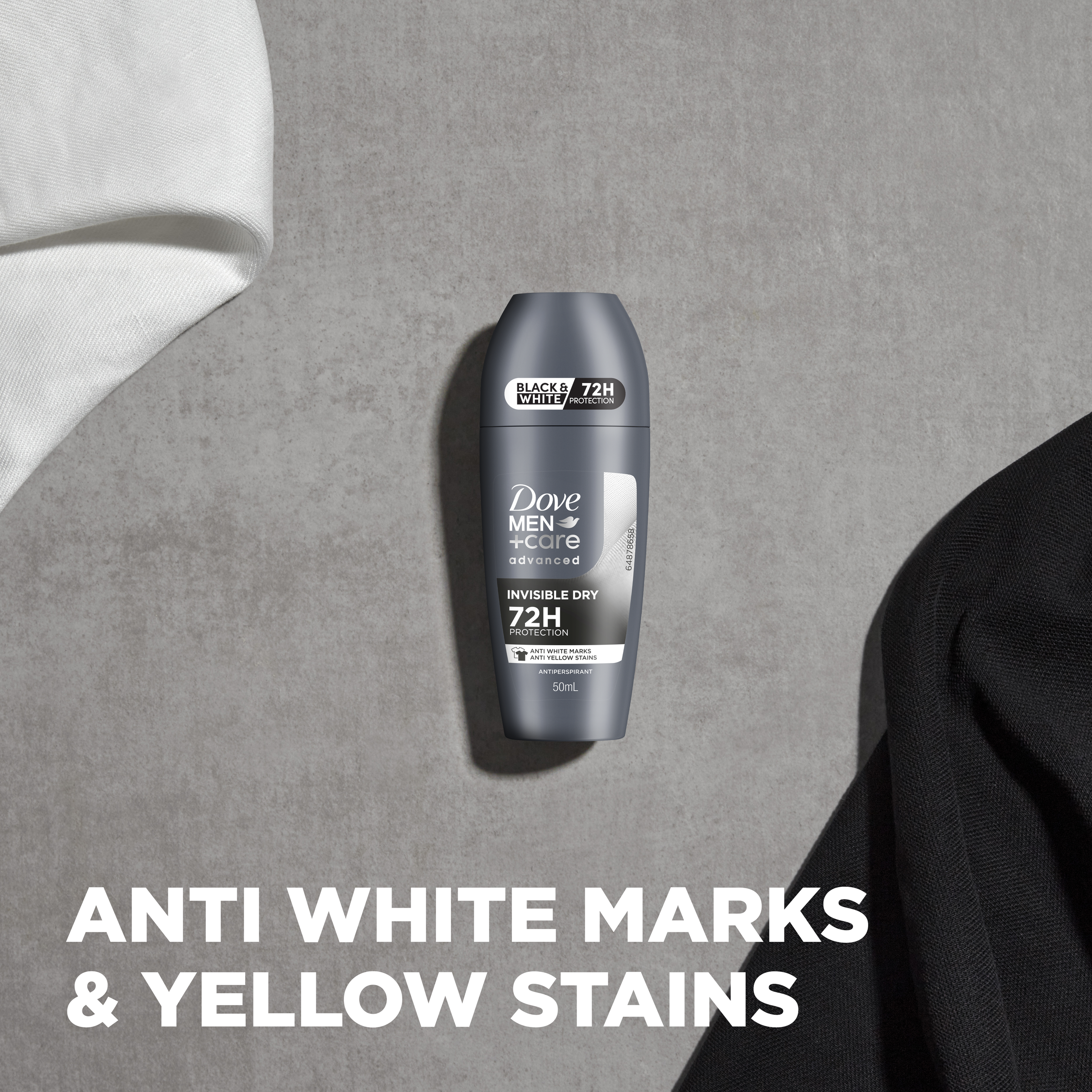 DOVE MEN ANTIPERSPIRANT ADVANCED INVISIBLE DRY ROLL ON 50ML - Image 4