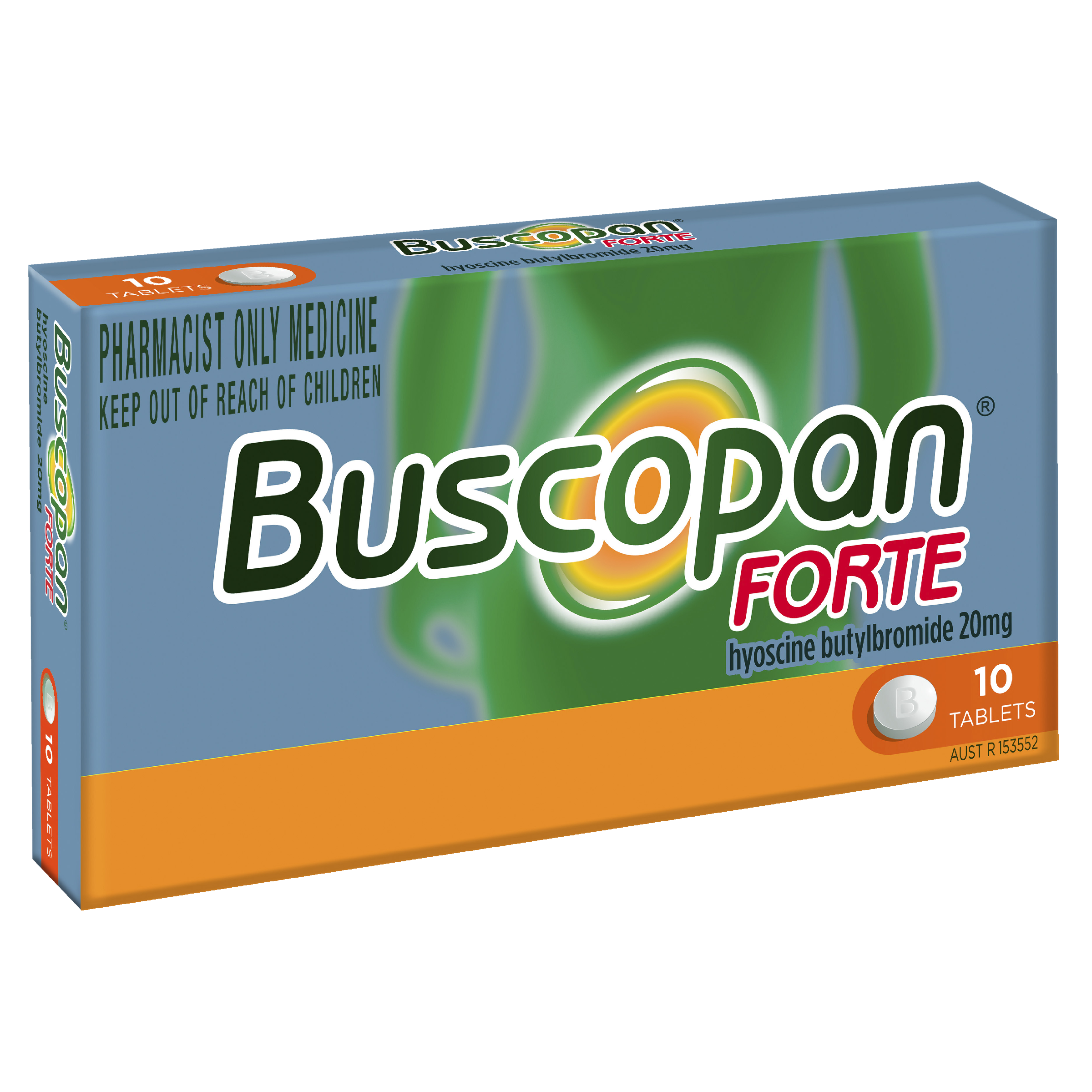 BUSCOPAN FORTE 20MG 10 TABLETS - Image 4