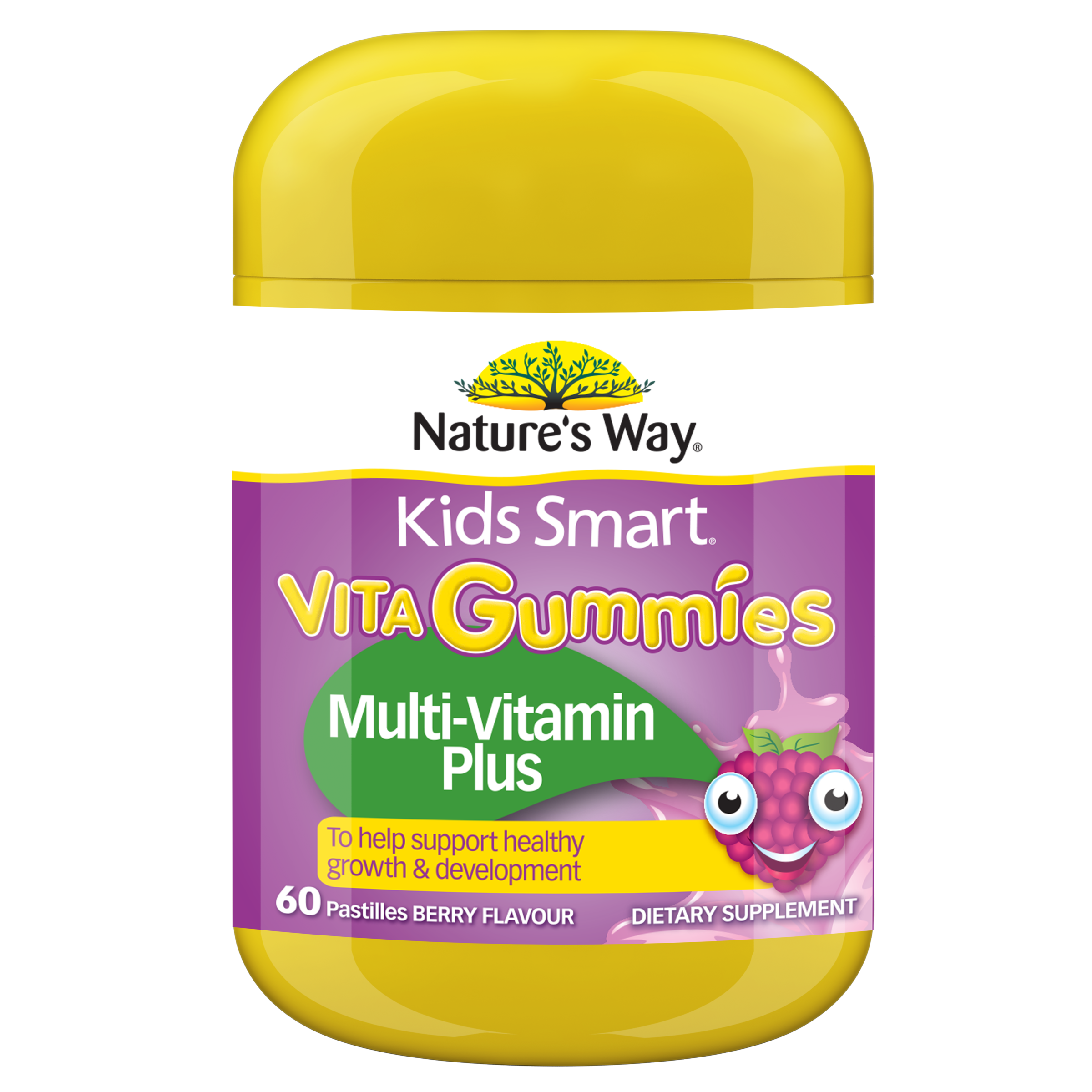 NATURES WAY KIDS SMART VITA GUMMIES MULTI + VEGIES 60