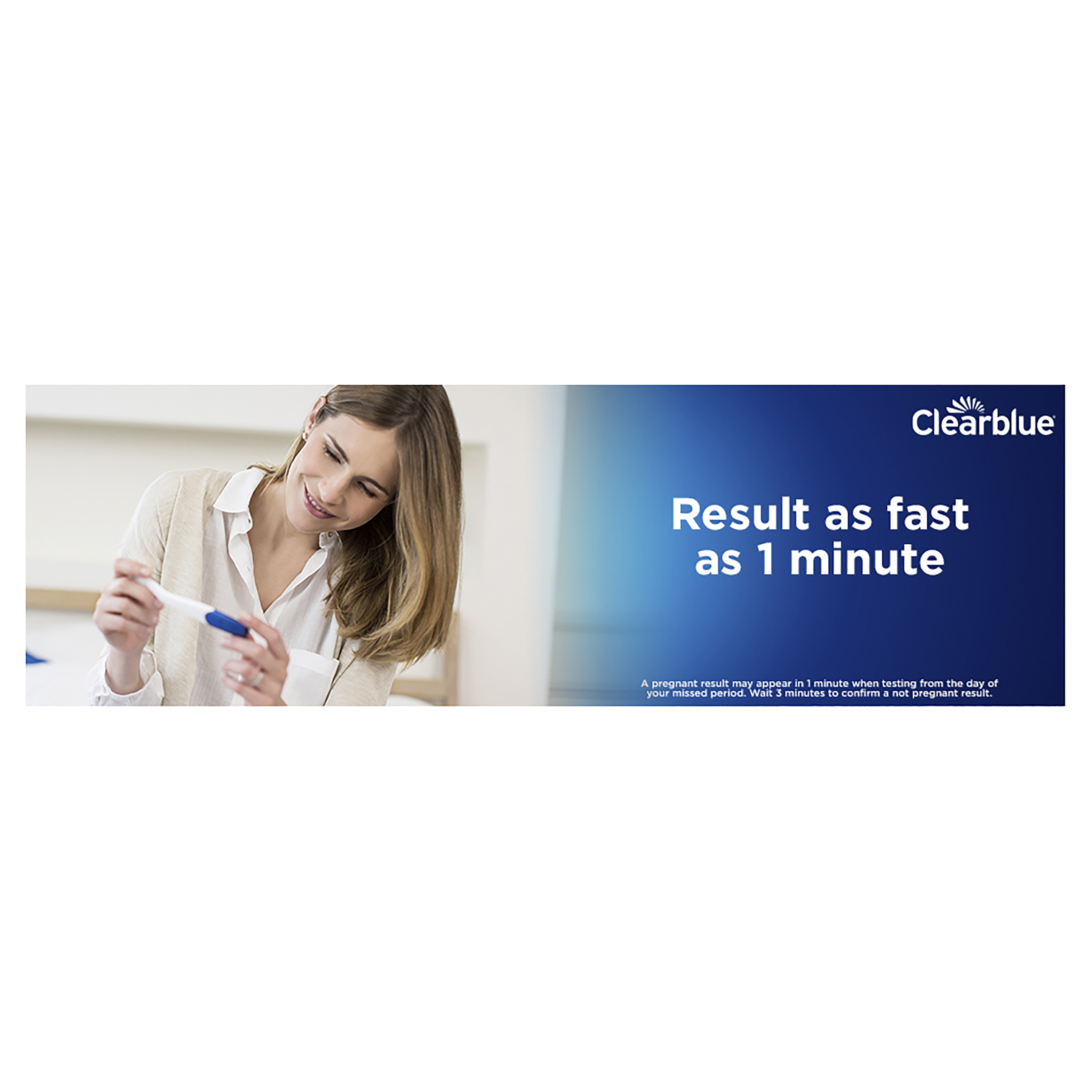 CLEARBLUE VISUAL RAPID PREGNANCY TEST 3 PACK - Image 11