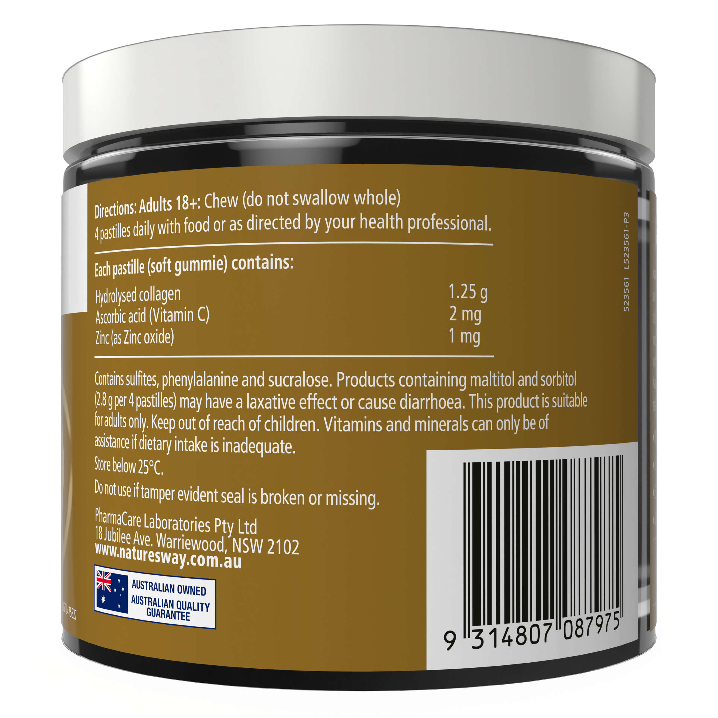 NATURES WAY BEAUTY COLLAGEN PEPTIDES MATURE SKIN 50 GUMMIES - Image 2