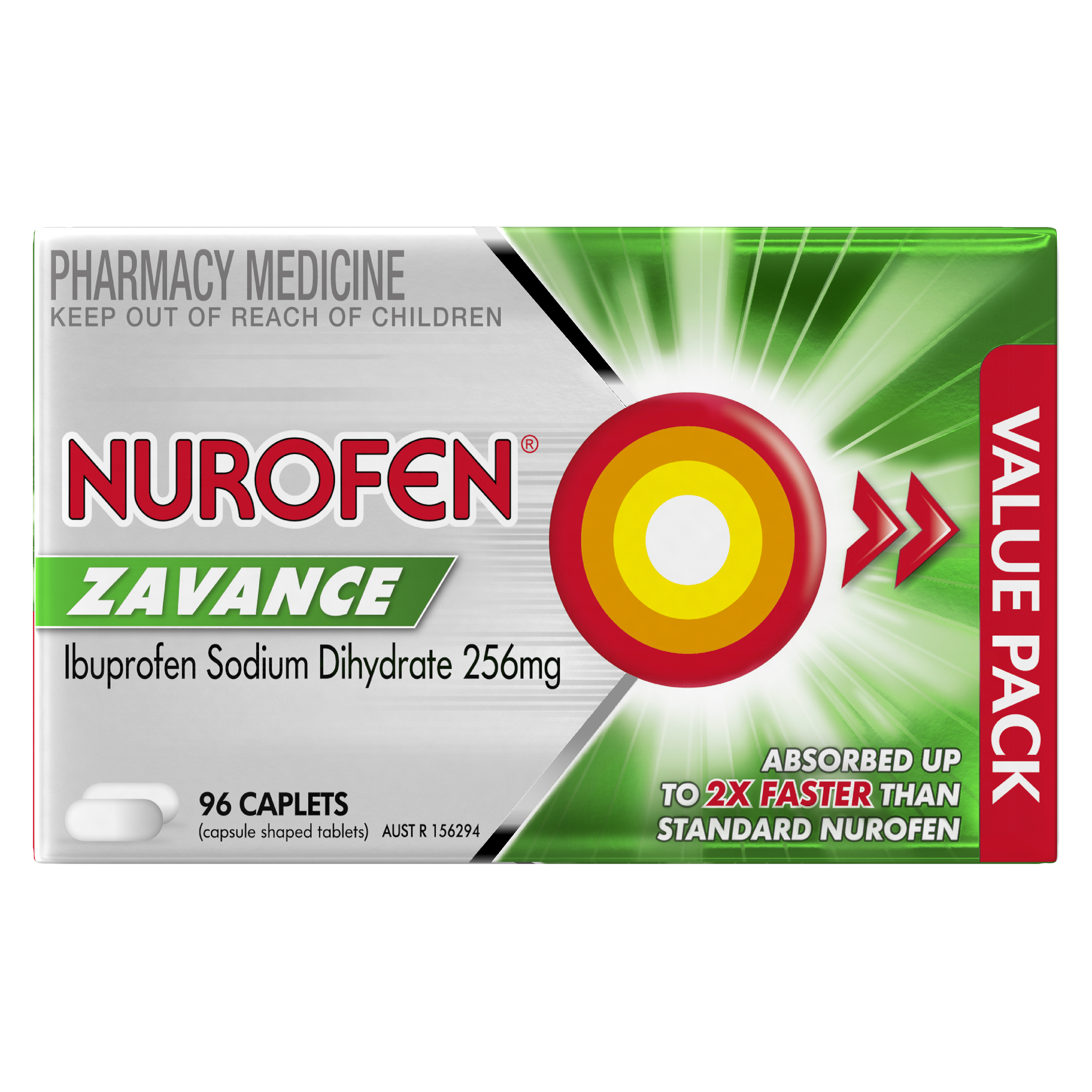 NUROFEN ZAVANCE 96 CAPLETS - Image 2