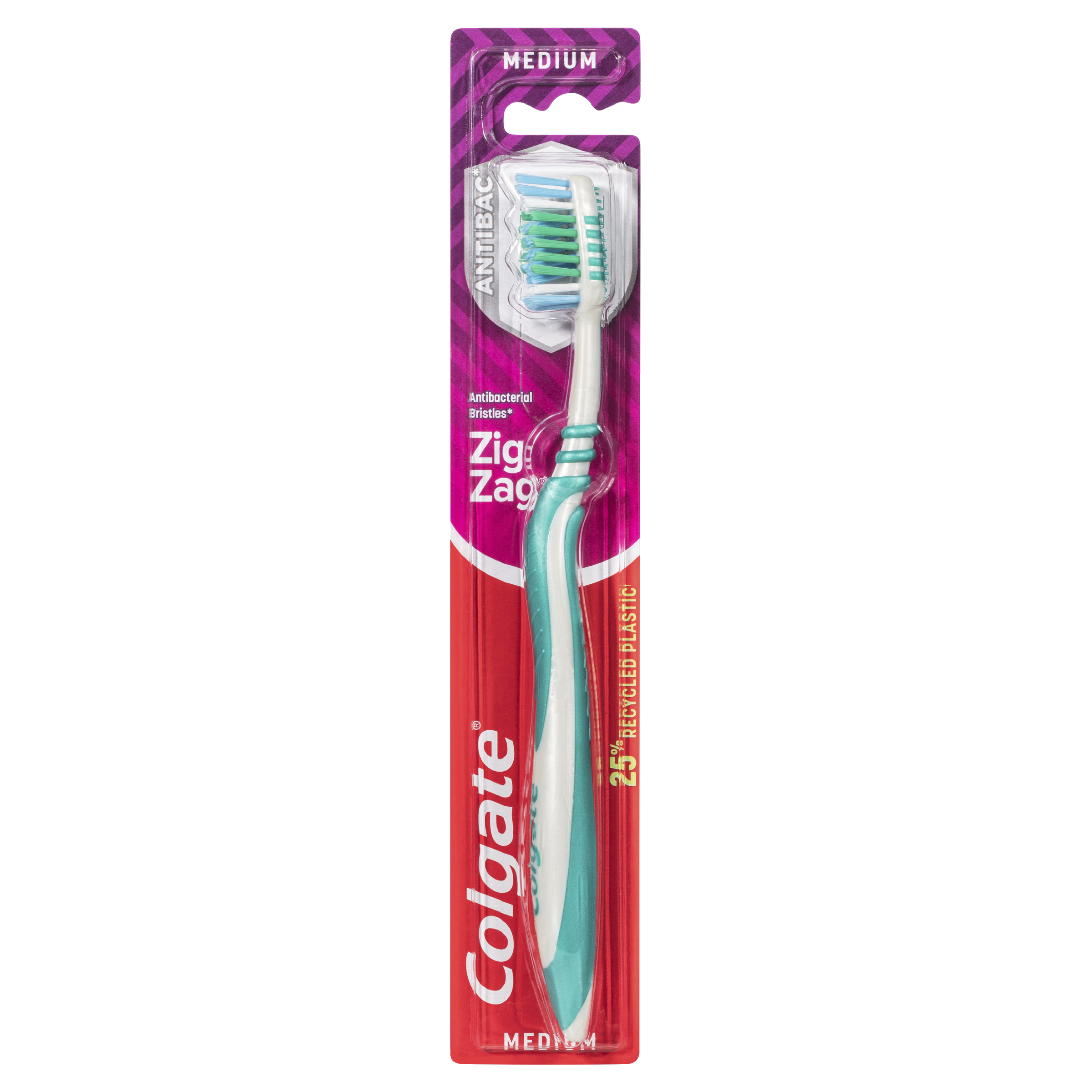 COLGATE TOOTHBRUSH ZIG-ZAG INTERDENTAL CLEAN MEDIUM 1 PACK