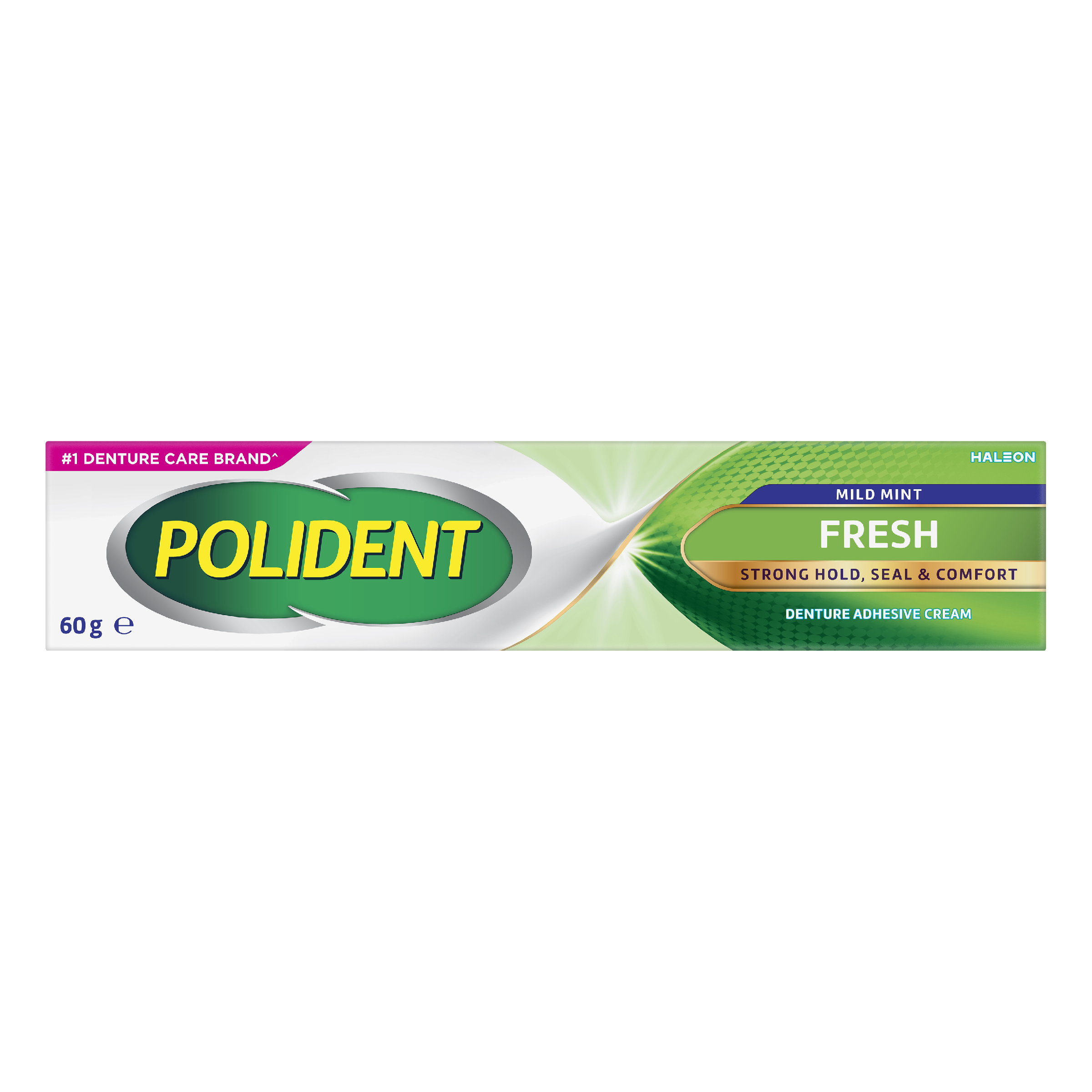 POLIDENT DENTURE ADHESIVE FRESH ACTIVE CREAM 60G - Image 2