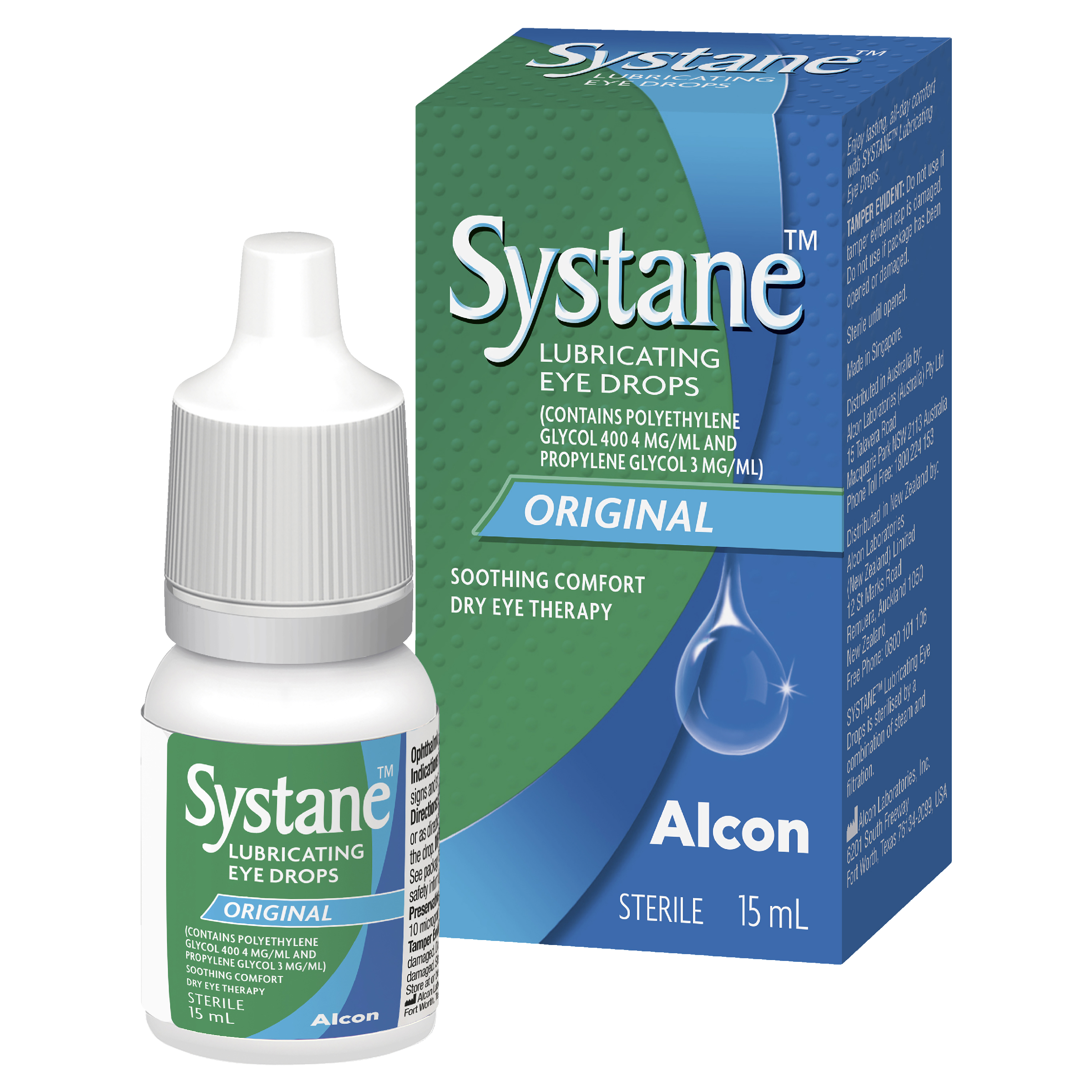 SYSTANE ORIGINAL LUBRICANT EYE DROPS 15ML - Image 7