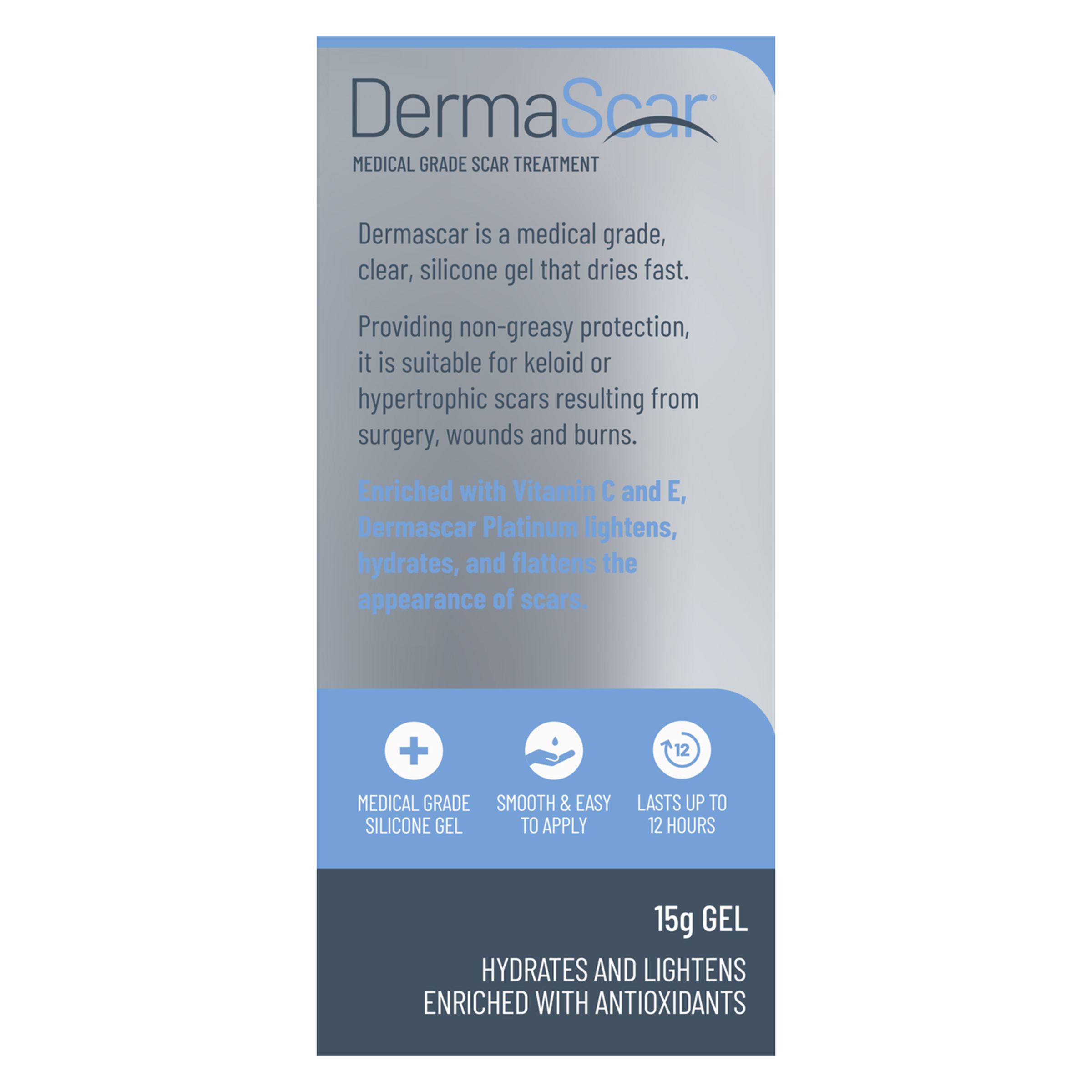 DERMASCAR PLATINUM C&E GEL 15G - Image 4