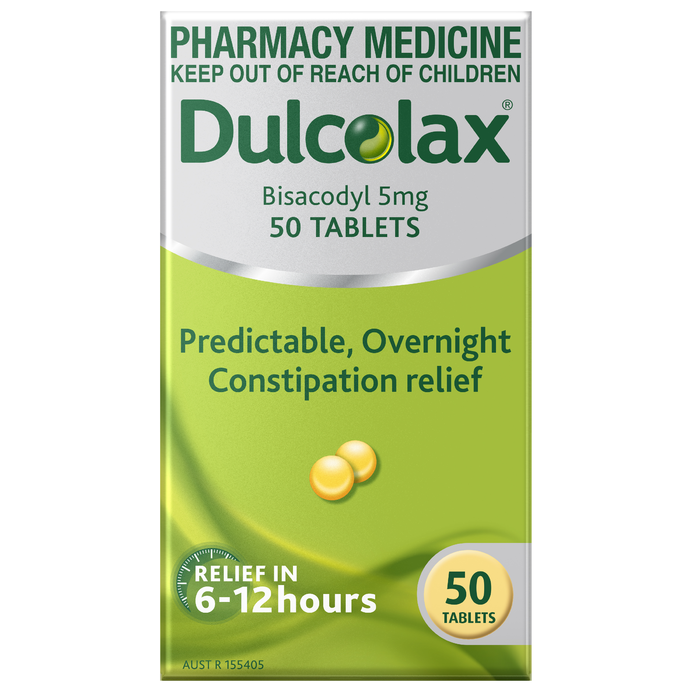 DULCOLAX CONSTIPATION RELIEF 5MG 50 TABLETS
