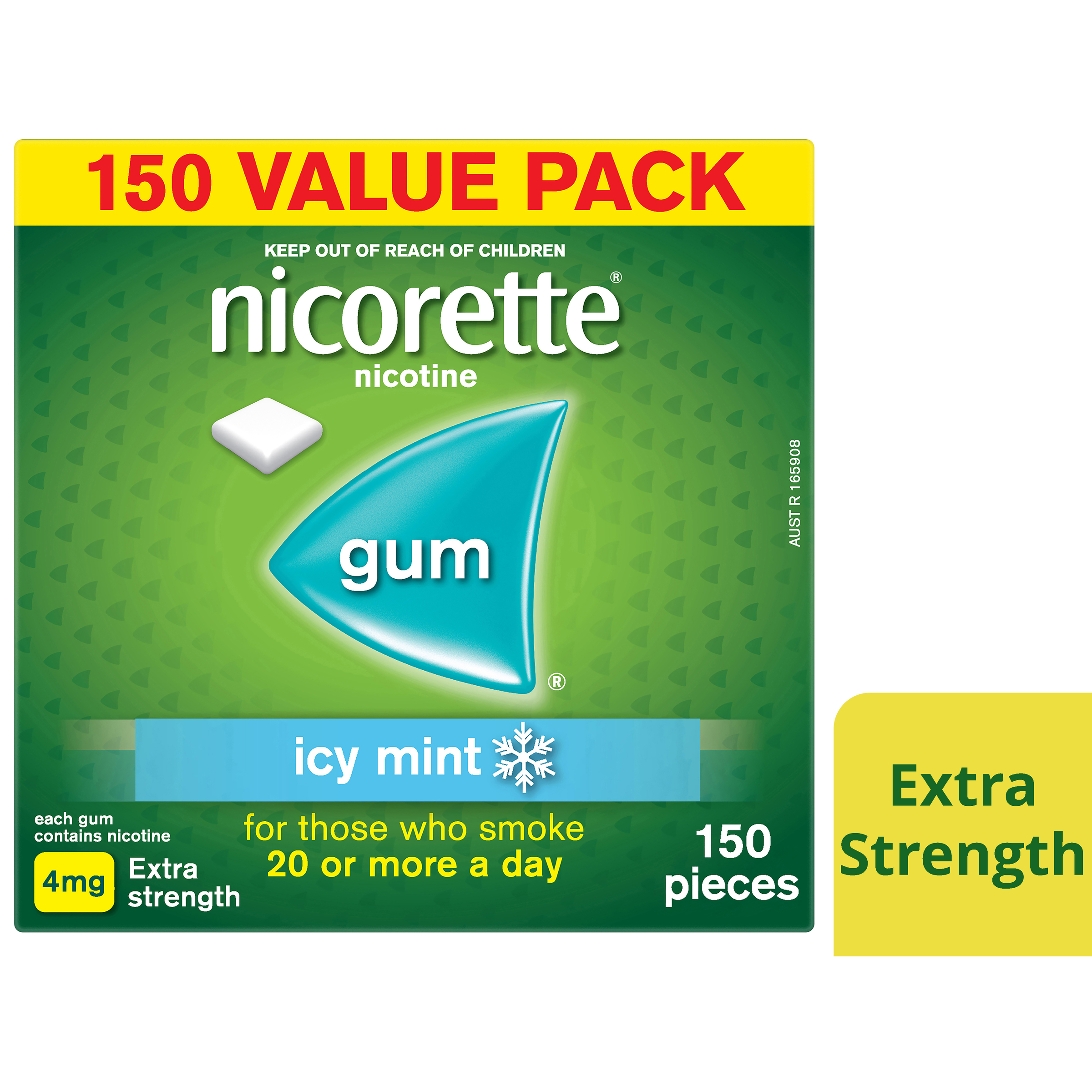 NICORETTE ICY MINT 4MG GUM 150 PACK - Image 3