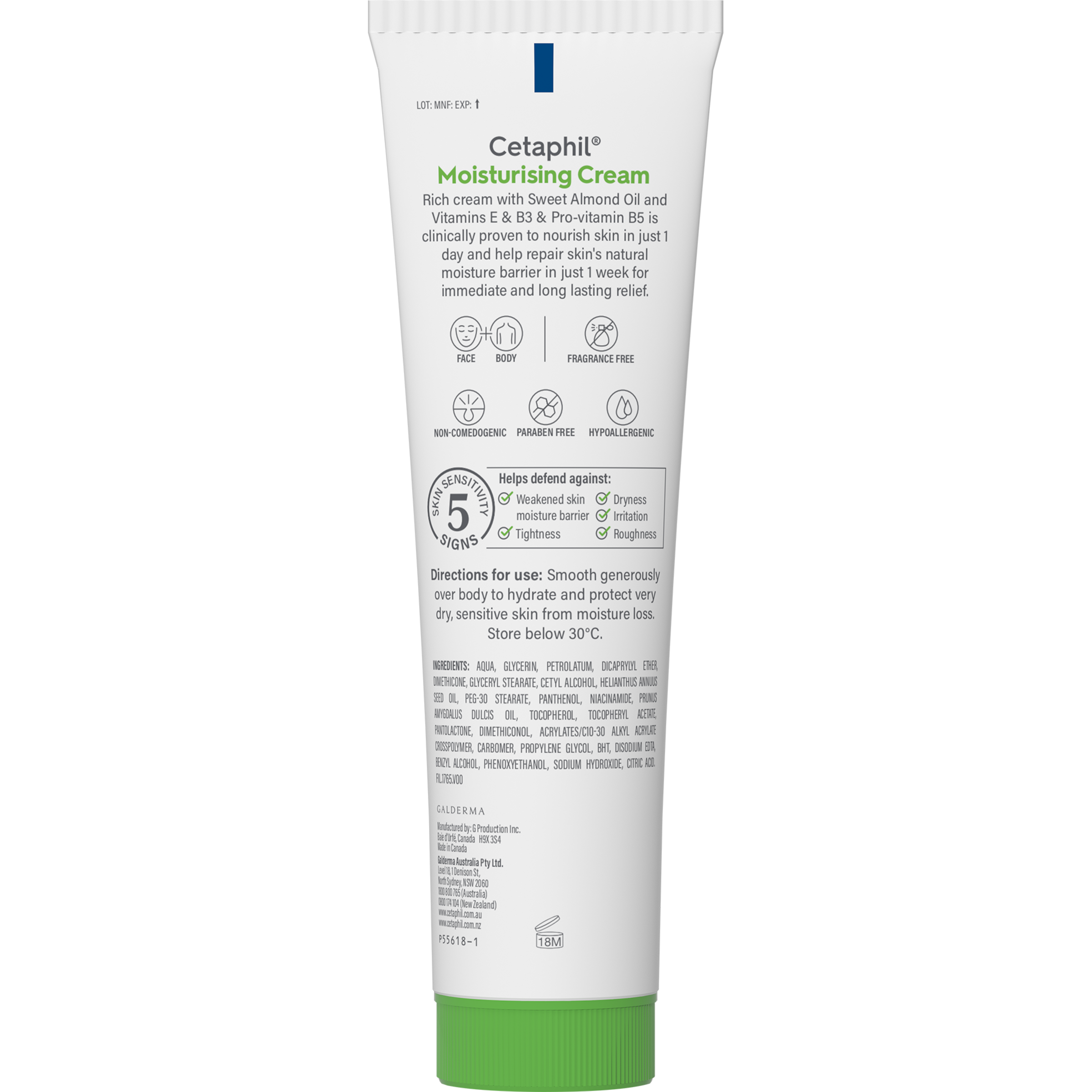 CETAPHIL MOISTURISING CREAM 100G - Image 8