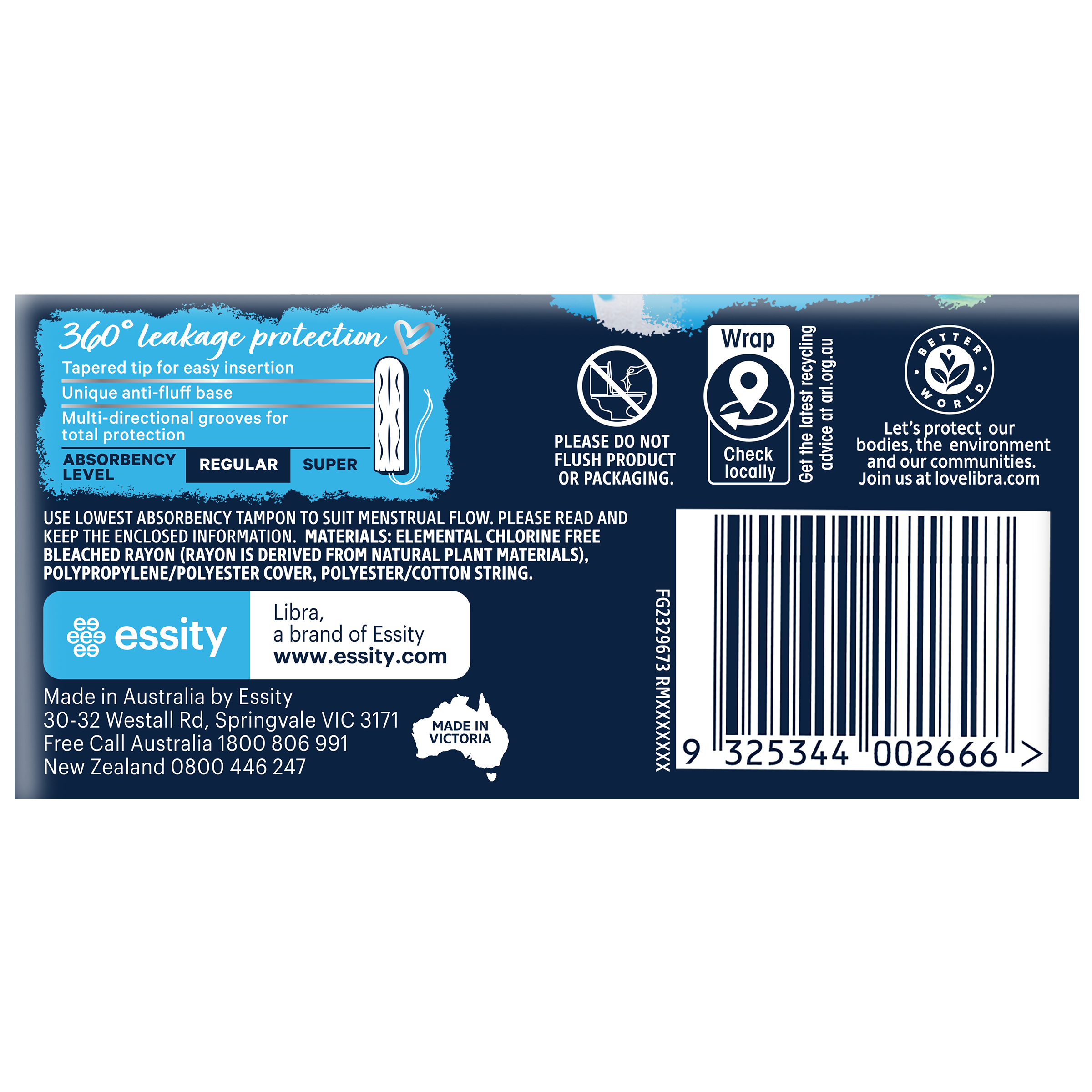 LIBRA TAMPONS BODYFIT REGULAR 16 PACK - Image 4