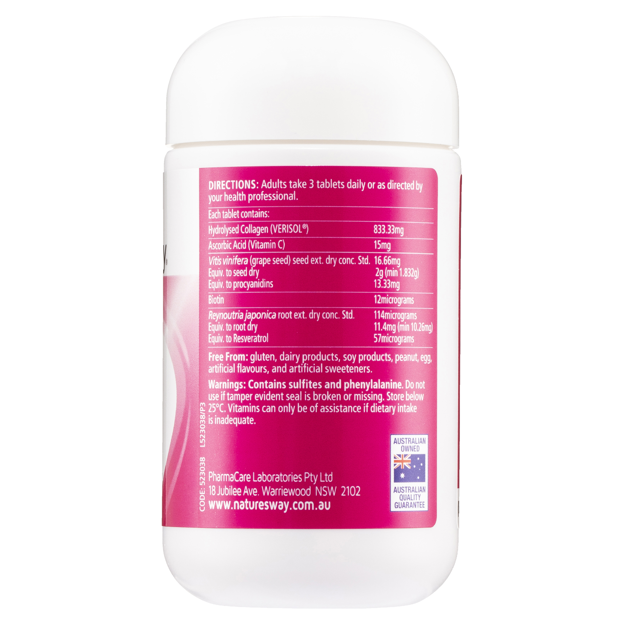 NATURES WAY BEAUTY COLLAGEN 60 TABLETS - Image 8