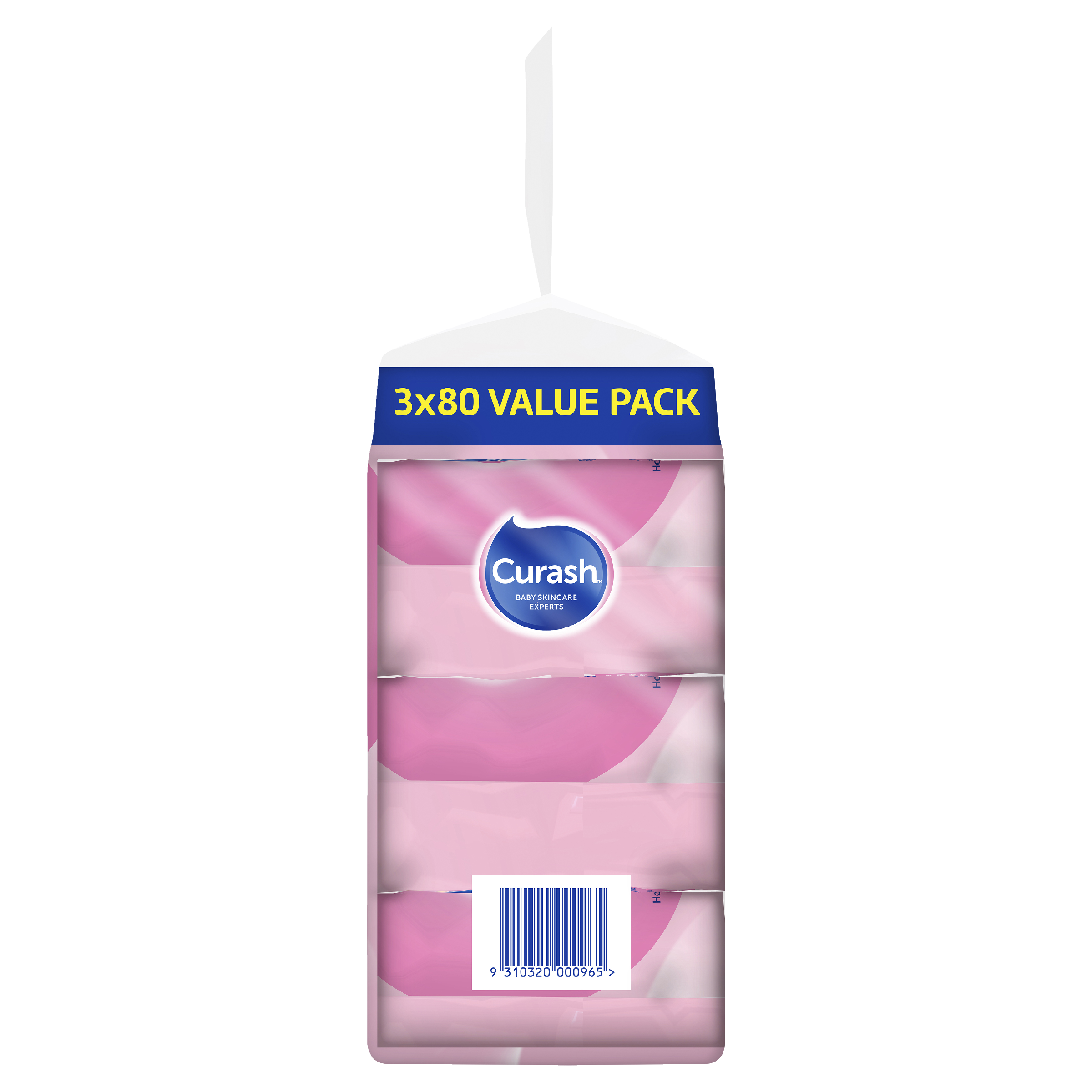 CURASH BABYCARE WIPES FRAGRANCE FREE 240 PACK - Image 3