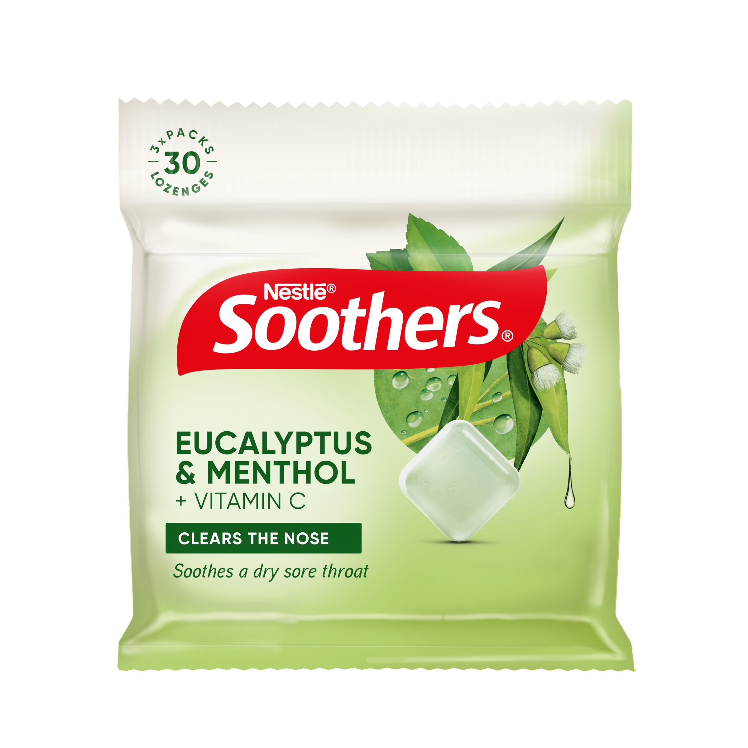 NESTLE SOOTHERS EUCALYPTUS & MENTHOL MULTI PACK 30 LOZENGES