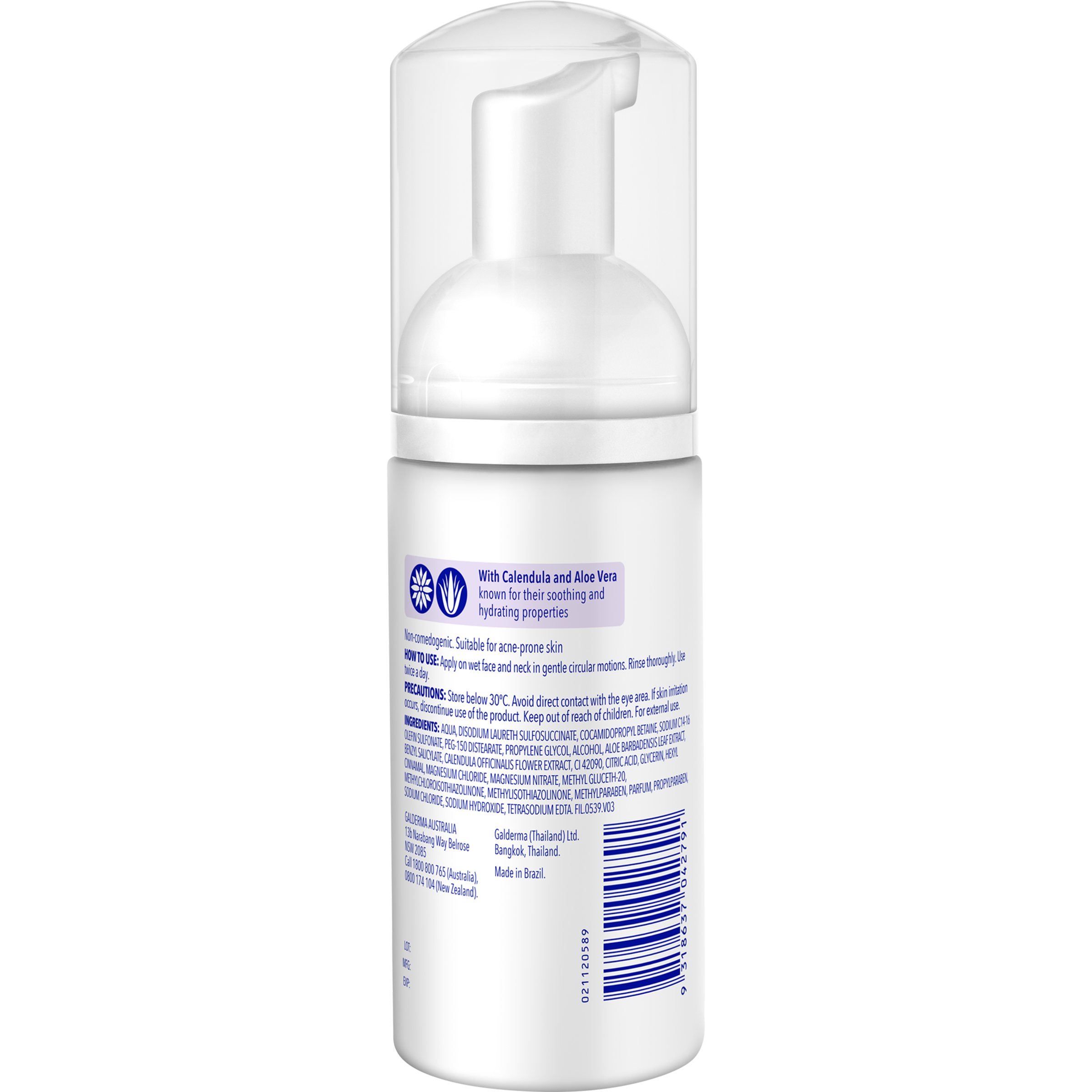 BENZAC DAILY FACIAL FOAM CLEANSER 130ML - Image 2