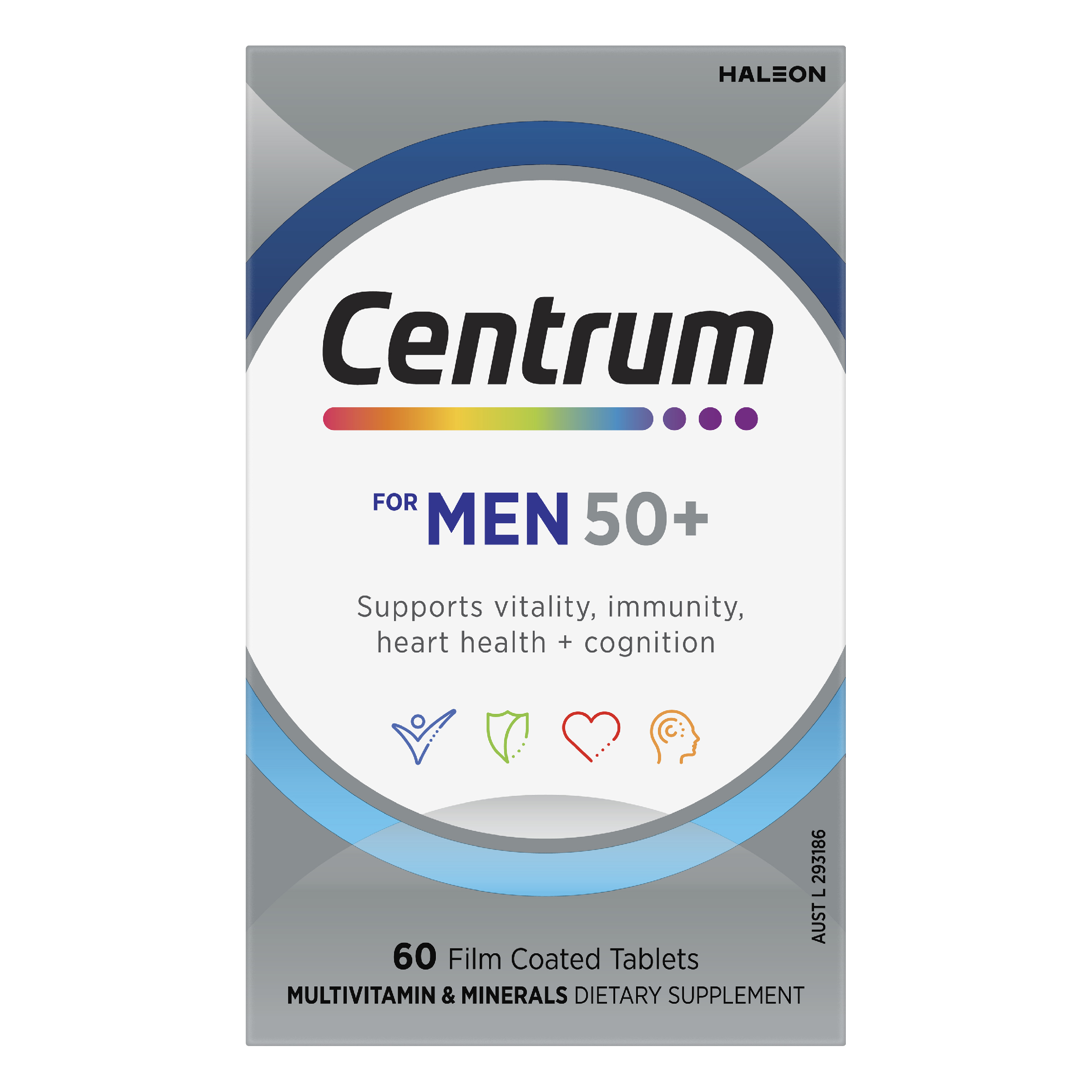 CENTRUM FOR MEN 50+ 60 TABLETS - Image 2
