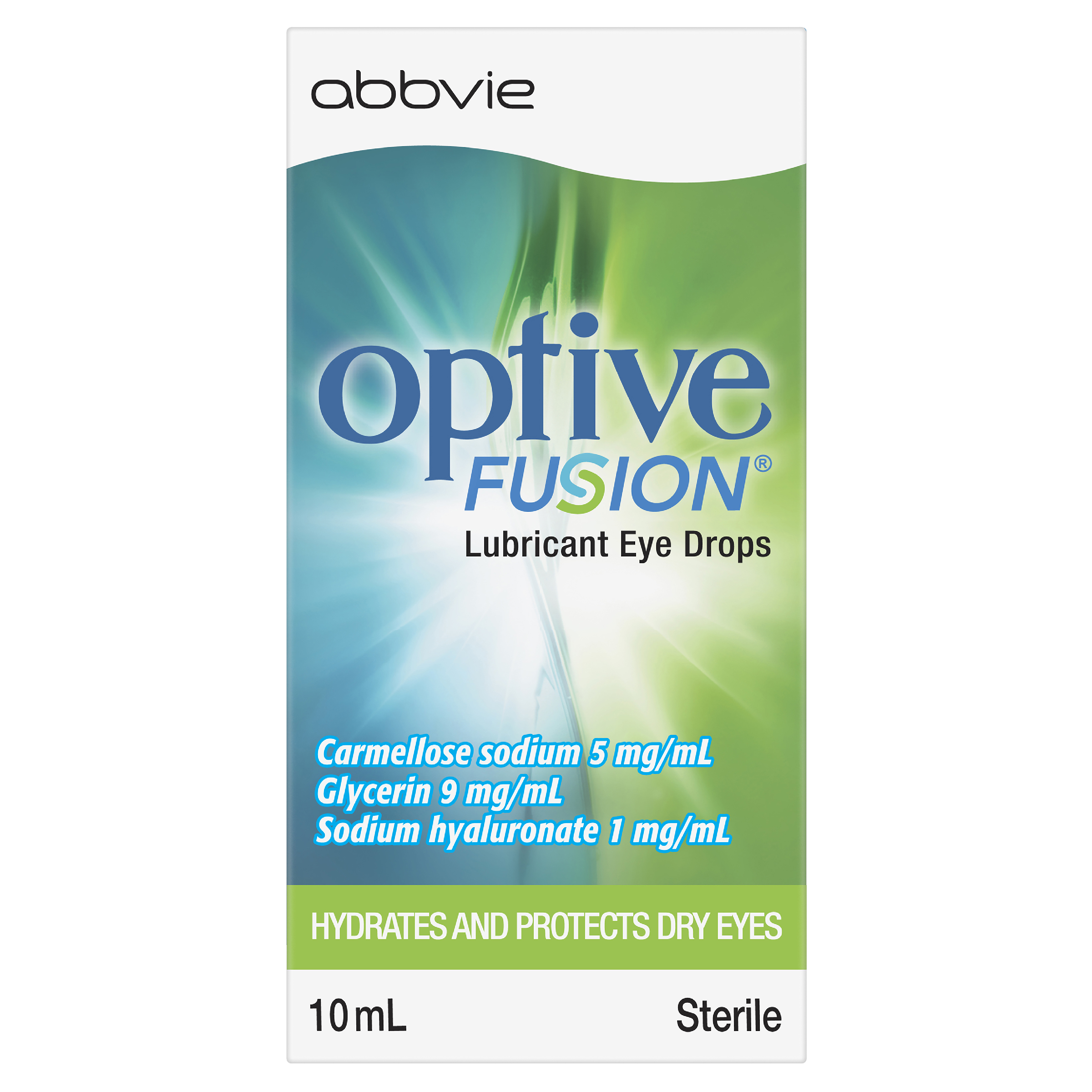 OPTIVE FUSION LUBRICANT EYE DROPS 10ML - Image 2