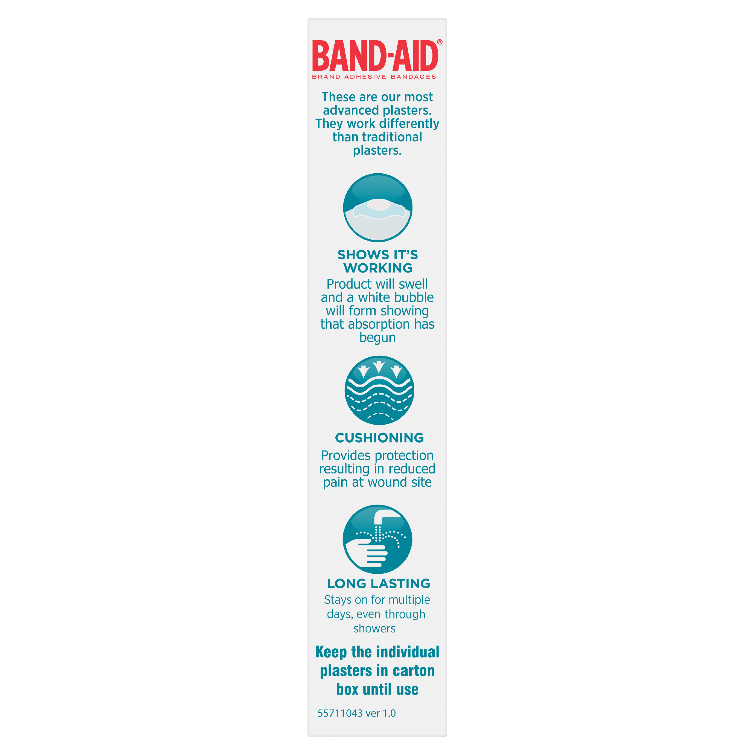 BAND-AID ADVANCED HEALING BLISTER 4 PACK - Image 6
