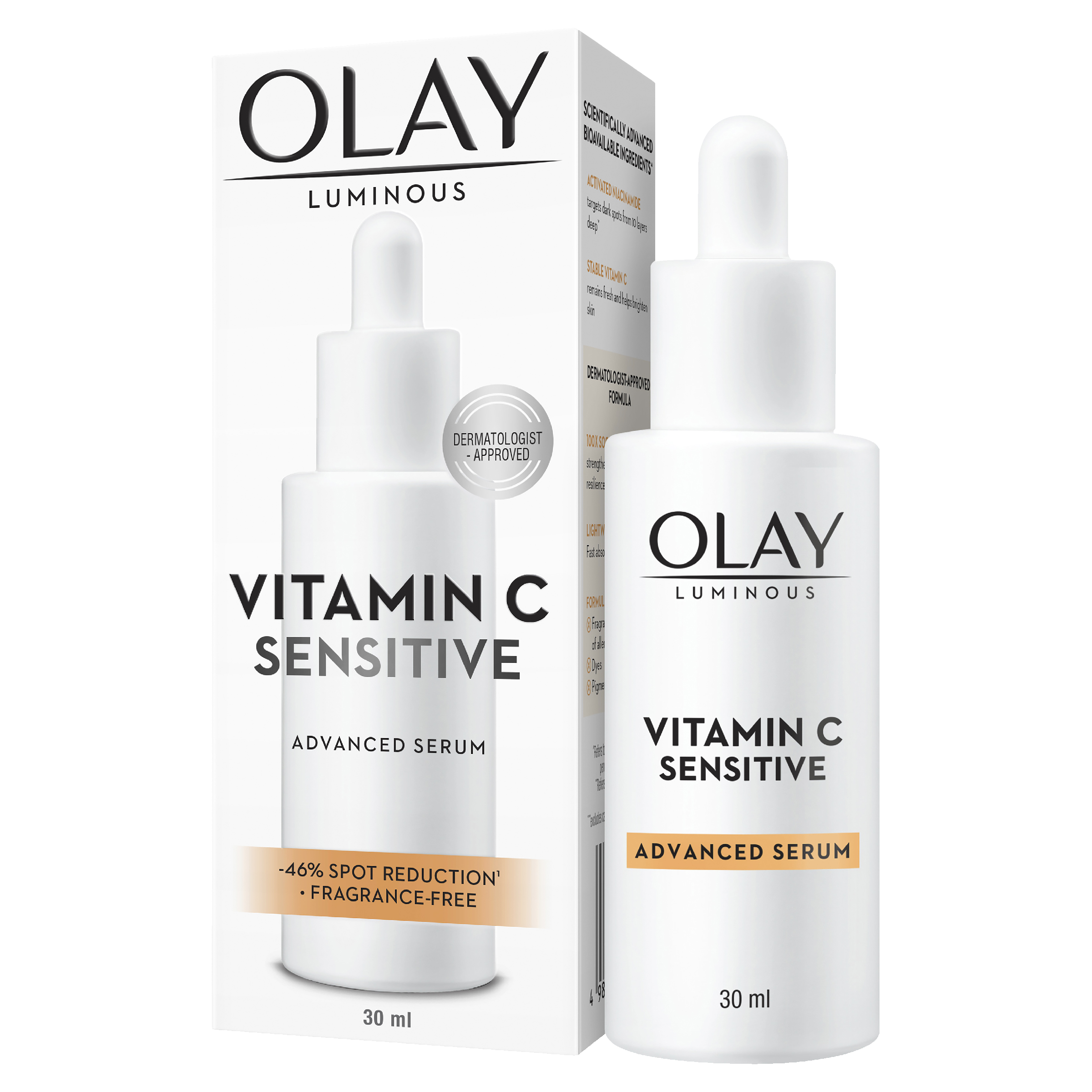 OLAY LUMINOUS VITAMIN C SENSITIVE ADVANCED BRIGHTENING SERUM