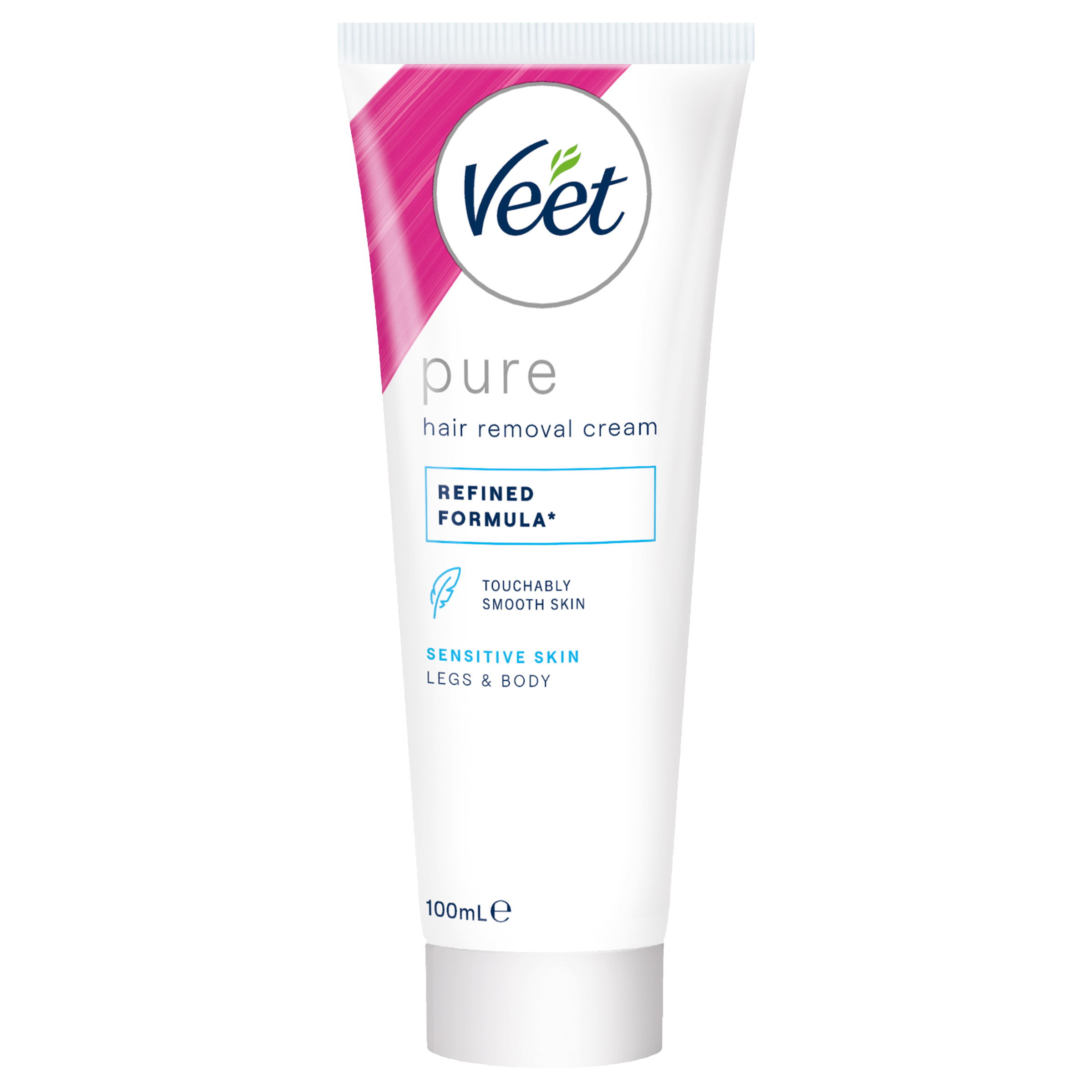 VEET PURE HAIR REMOVAL CREAM LEGS & BODY SENSITIVE SKIN 100M - Image 3