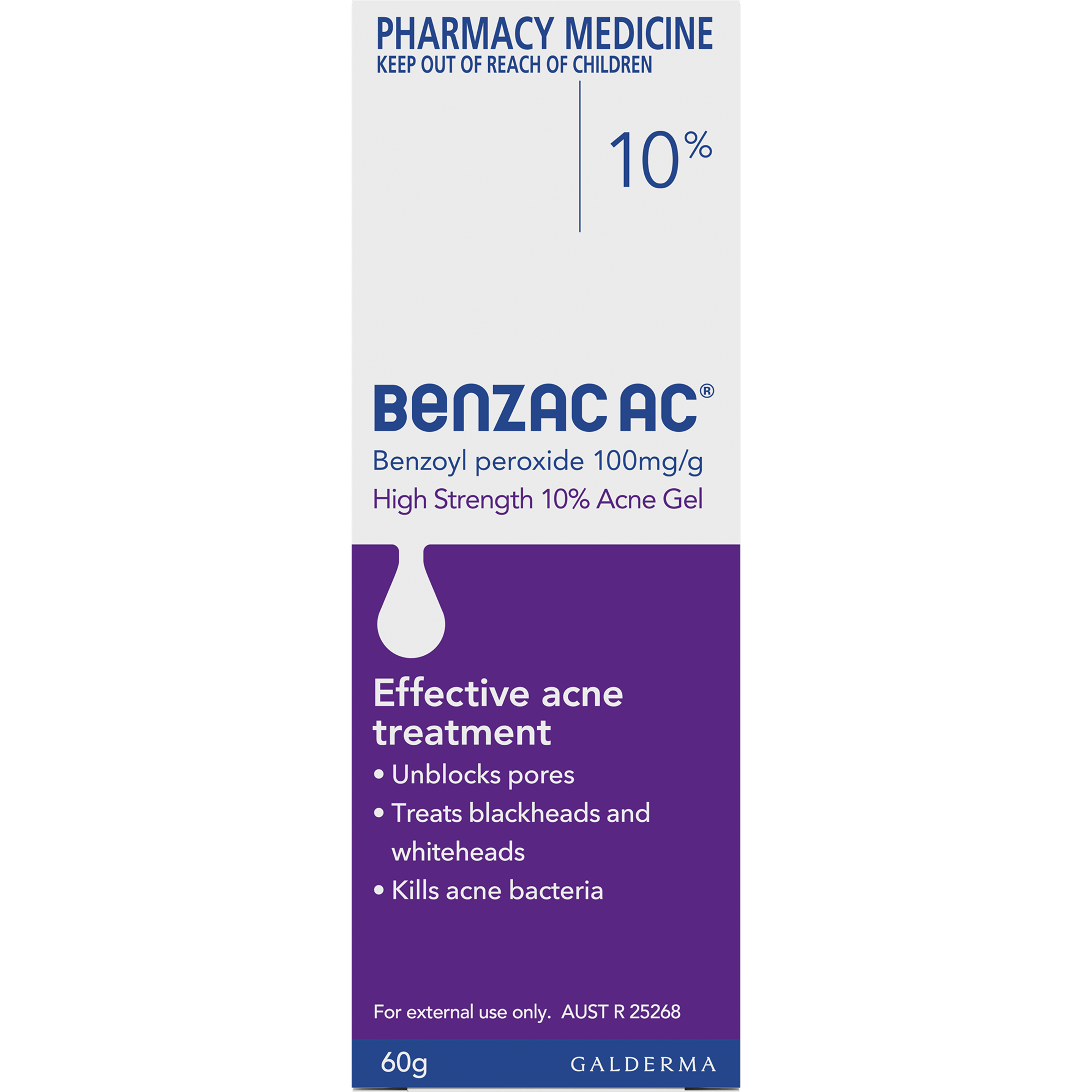 BENZAC AC 10.0% GEL 60G