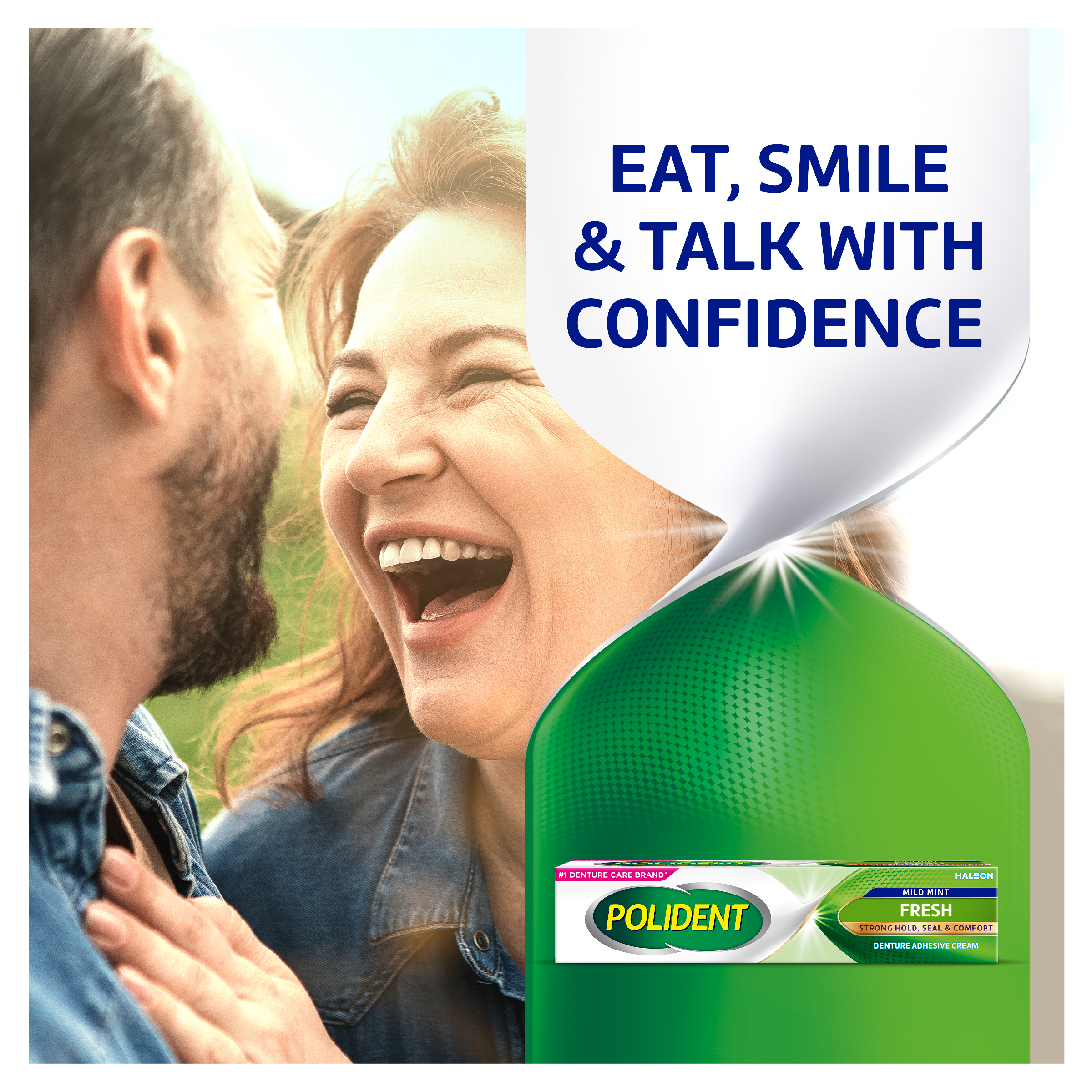 POLIDENT DENTURE ADHESIVE FRESH ACTIVE CREAM 60G - Image 8