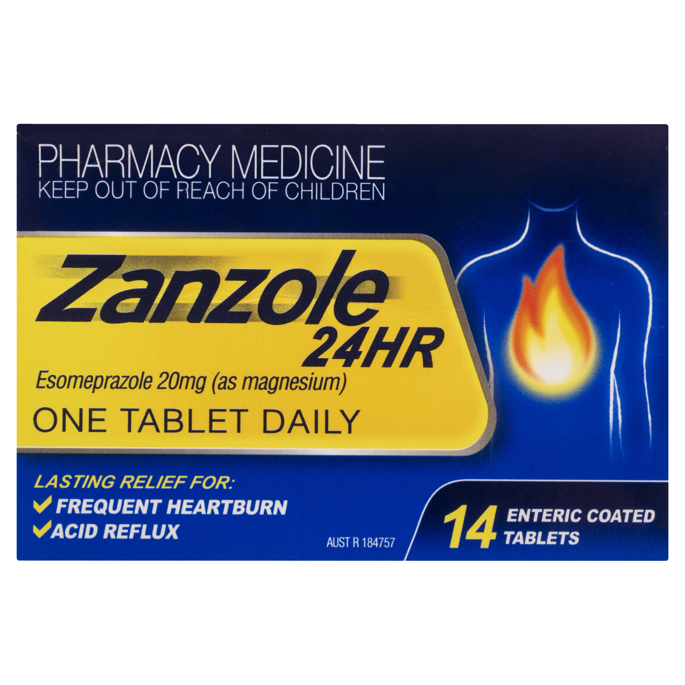 ZANZOLE 24HR 20MG 14 TABLETS - Image 2