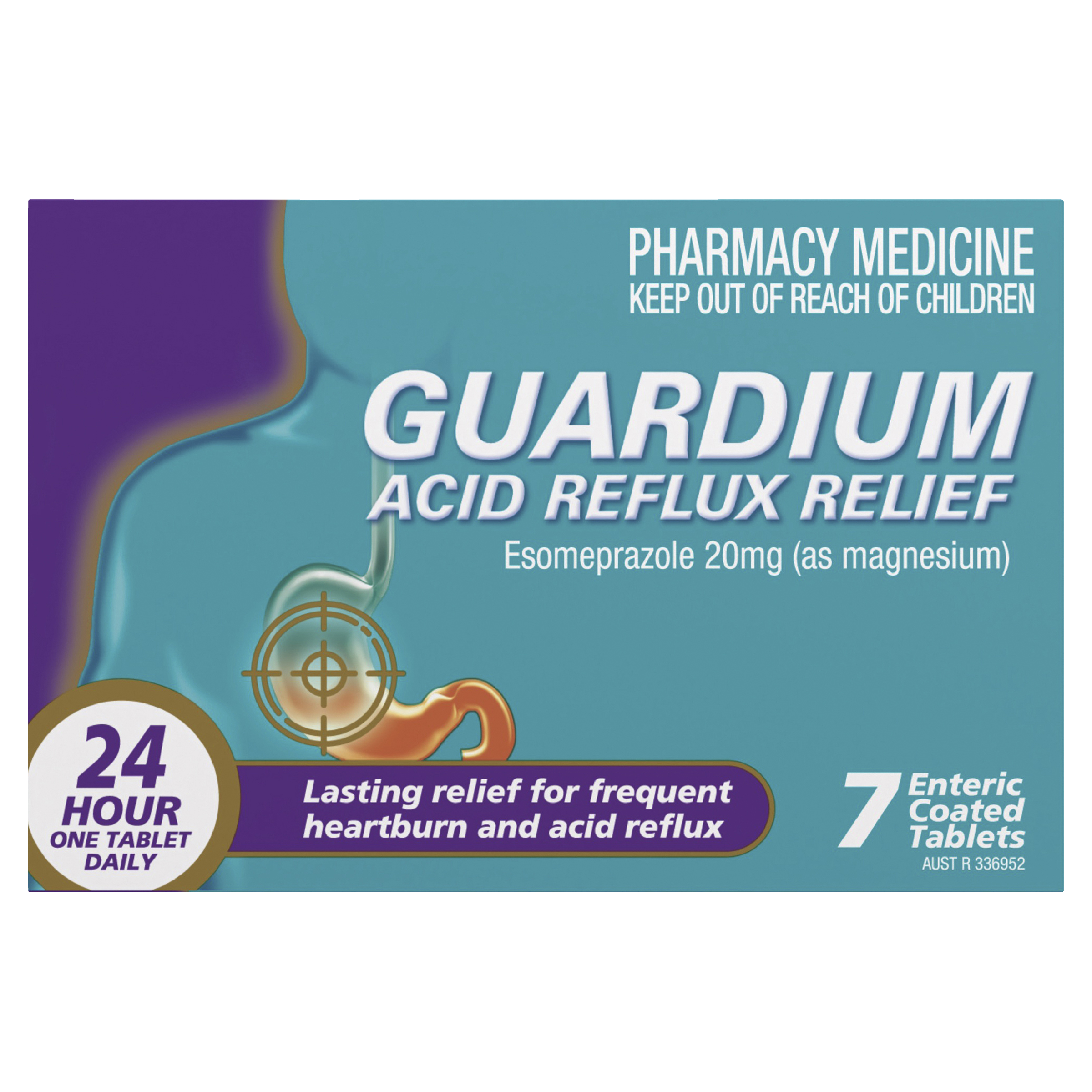 GUARDIUM ACID REFLUX RELIEF 7 TABLETS - Image 2