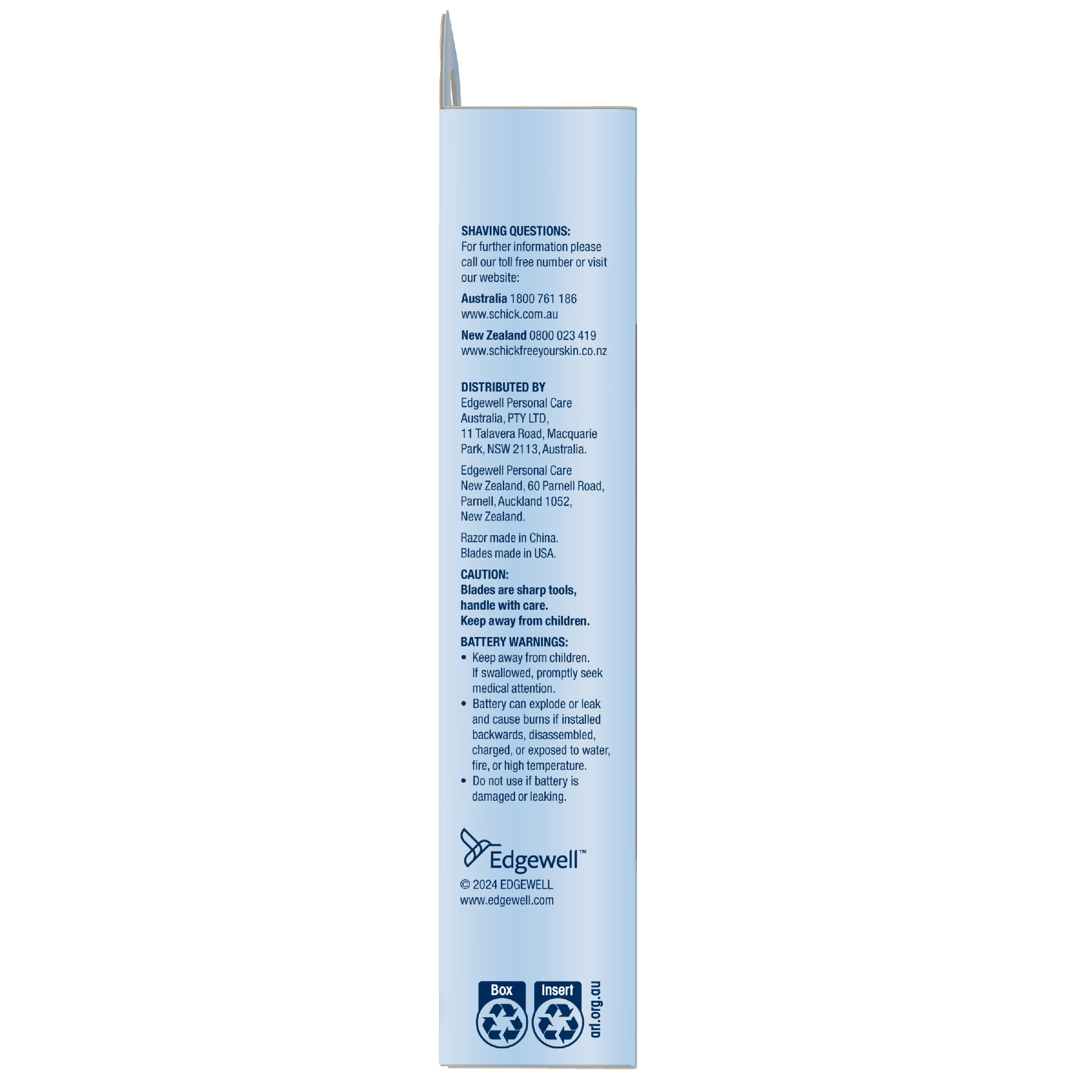SCHICK HYDRO SILK TRIMSTYLE RAZOR + 1 BLADES - Image 3