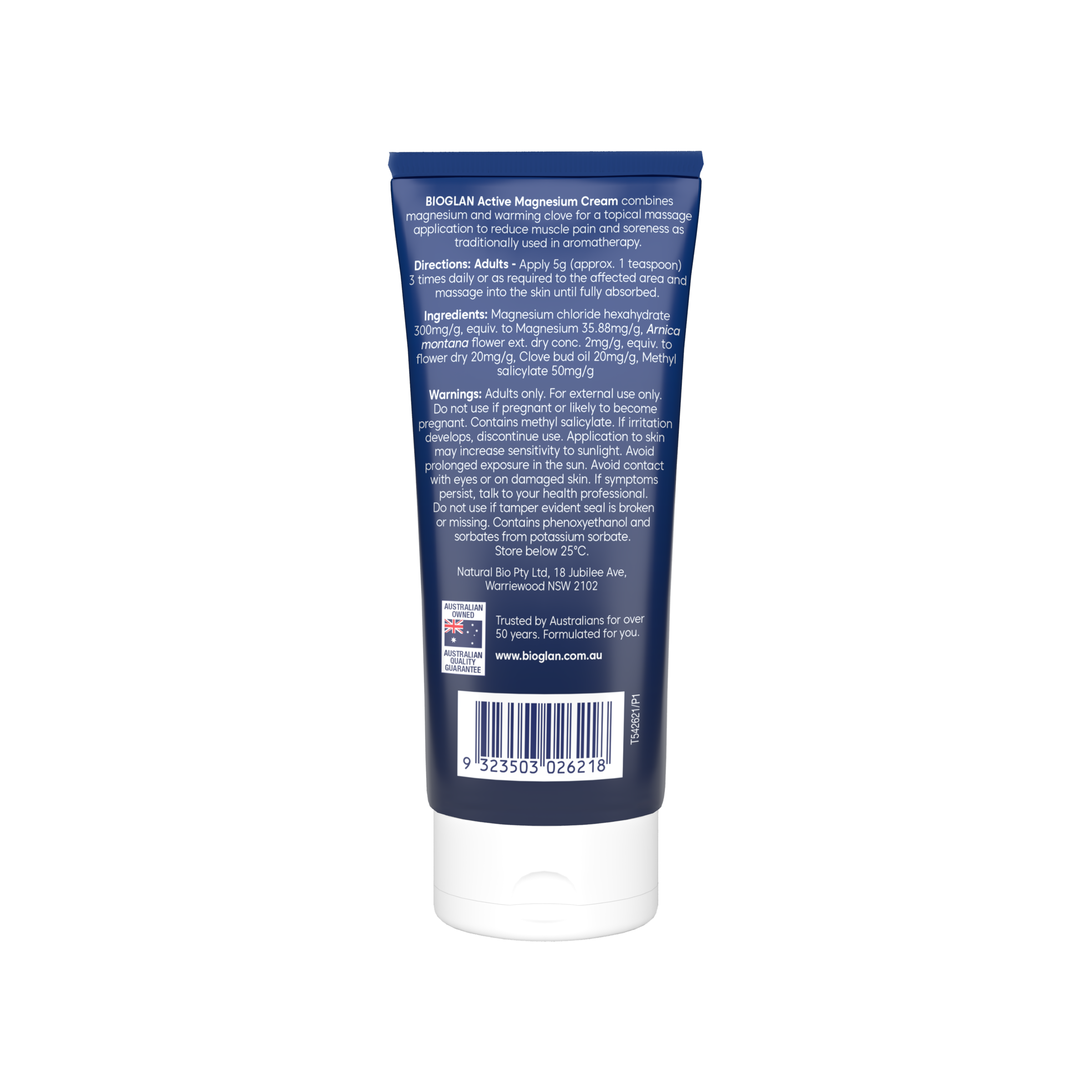 BIOGLAN ACTIVE MAGNESIUM CREAM 100G - Image 2