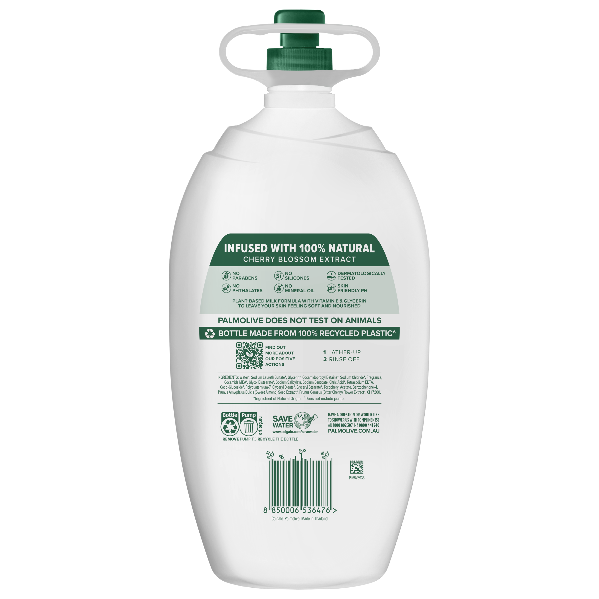 PALMOLIVE BODY WASH CHERRY BLOSSOM 2 LITRE - Image 2