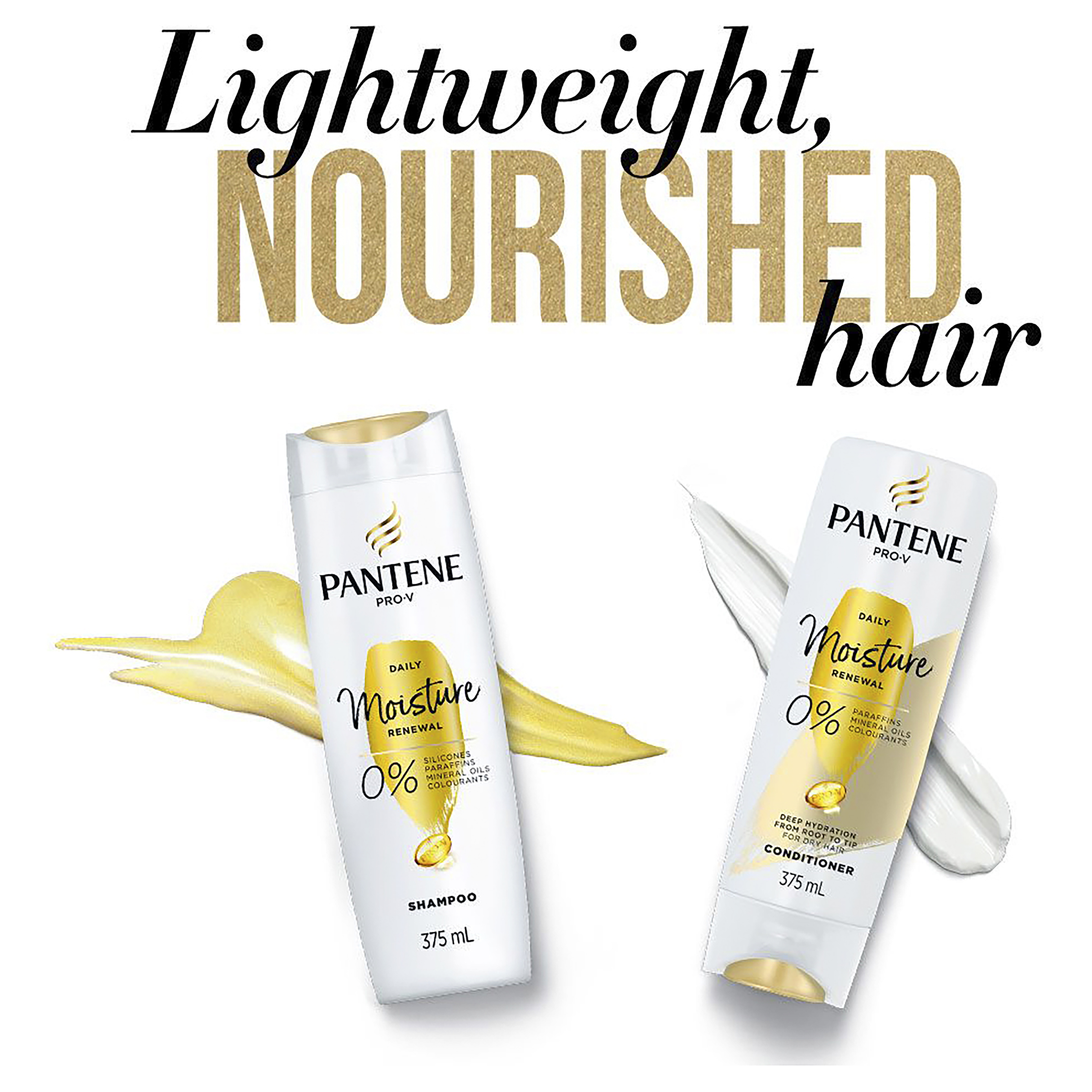 PANTENE PRO V DAILY MOISTURE RENEWAL CONDITIONER 375ML - Image 5