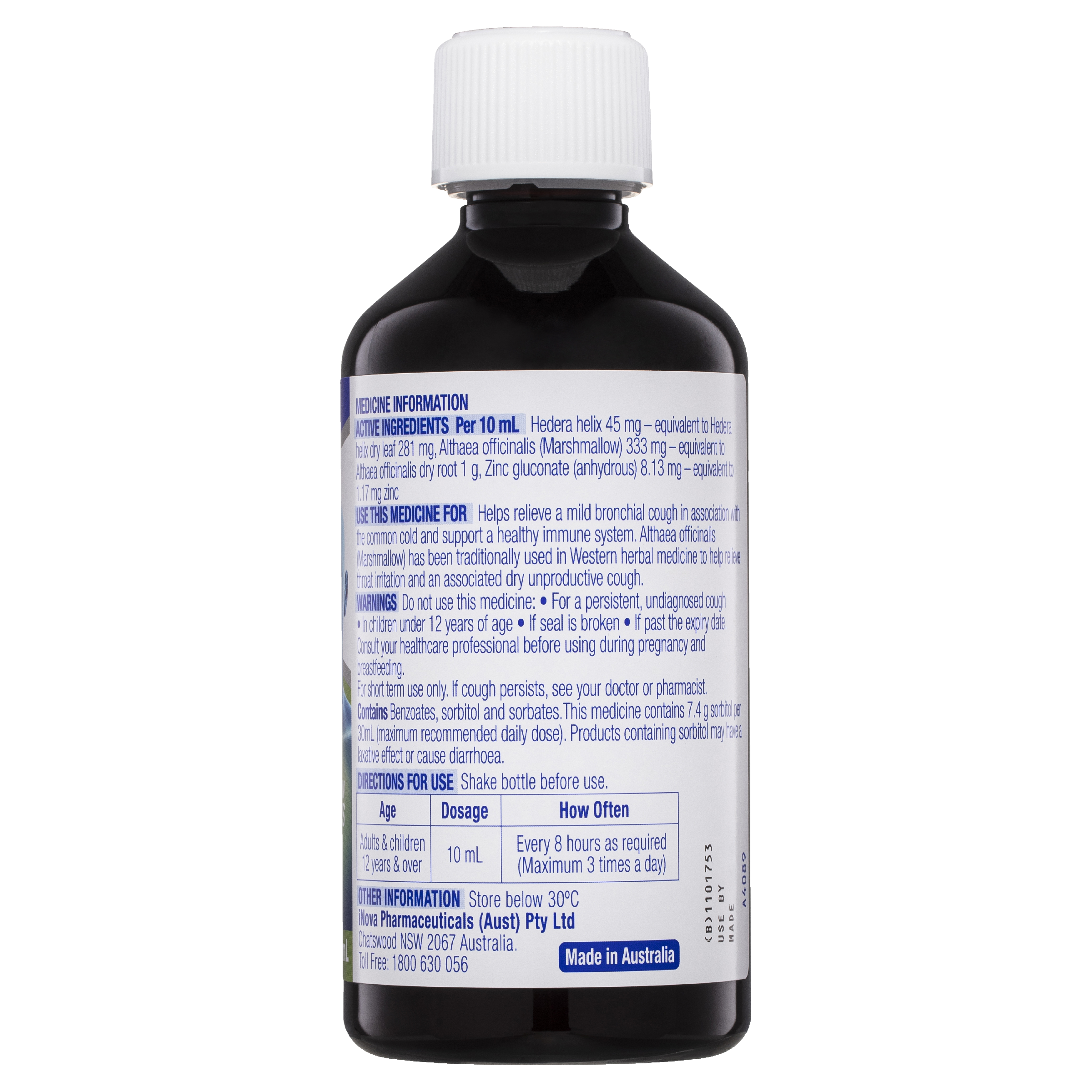 DURO-TUSS LINGERING COUGH LIQUID 350ML - Image 3