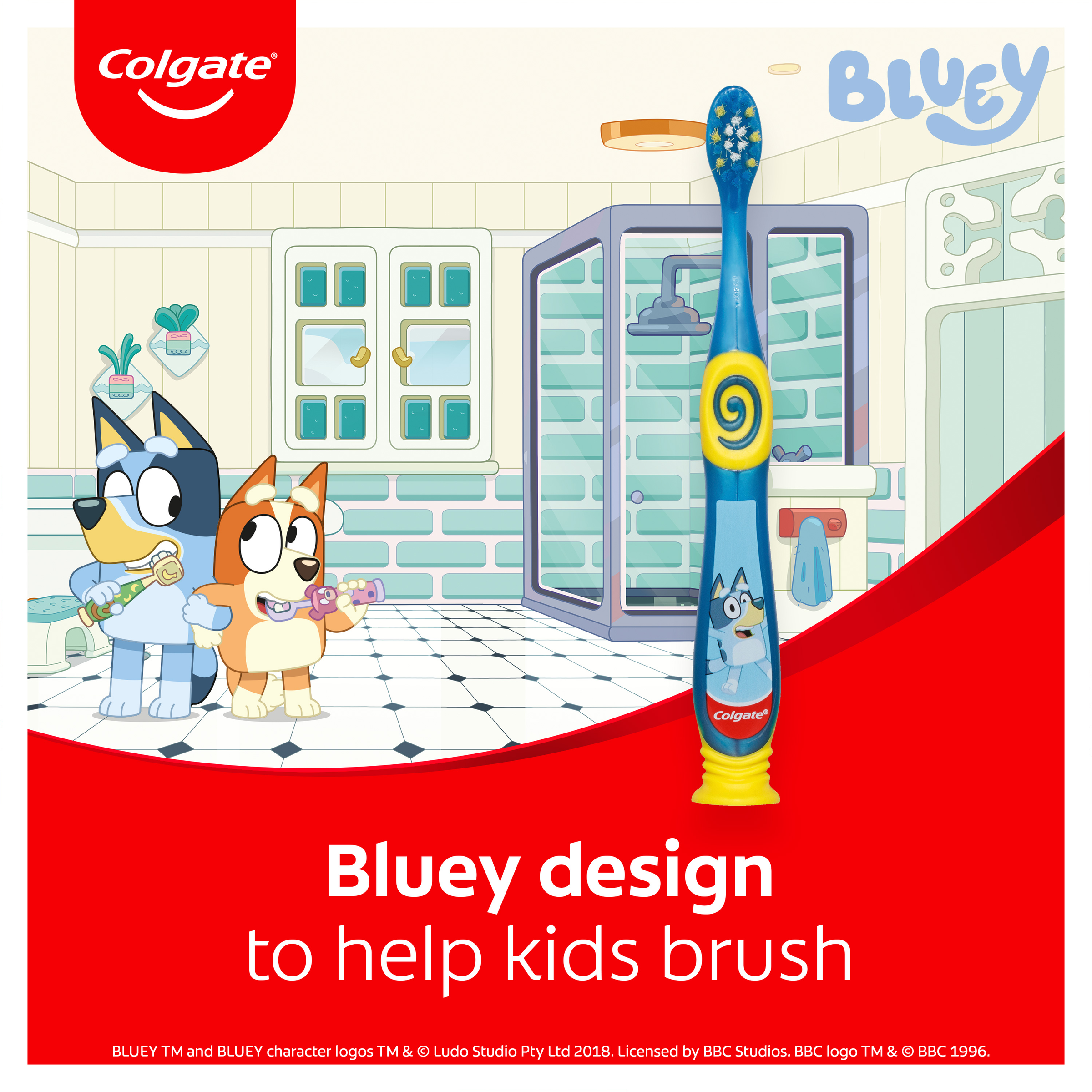 COLGATE TOOTHBRUSH KIDS BLUEY EXTRA SOFT 2-5 YEARS 1 PACK - Image 7