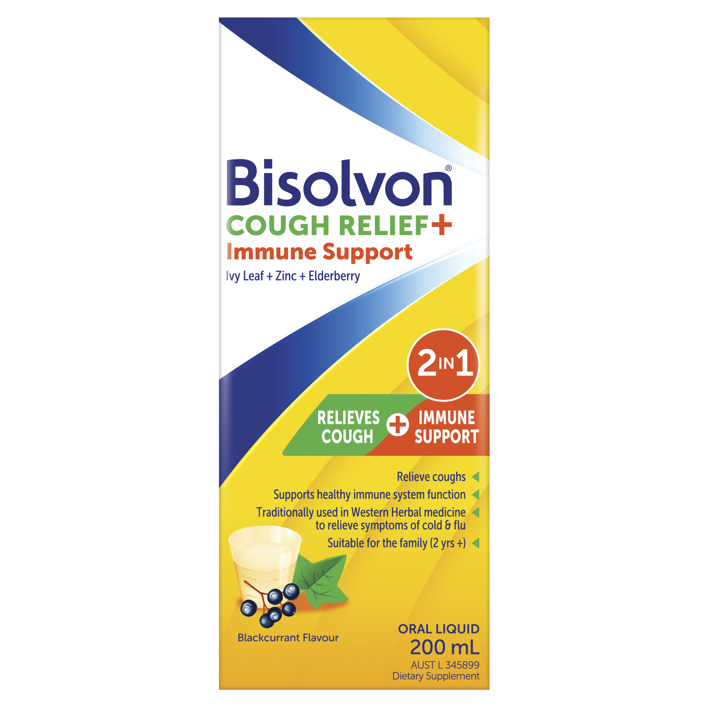 BISOLVON CHESTY COUGH + IMMUNE SUPPORT 200ML - Image 2