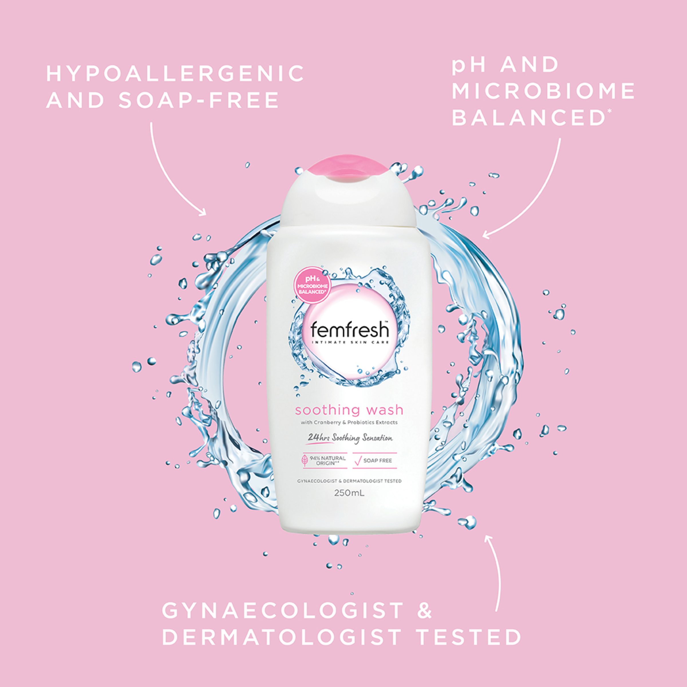 FEMFRESH DAILY WASH SOOTHING 250ML - Image 5