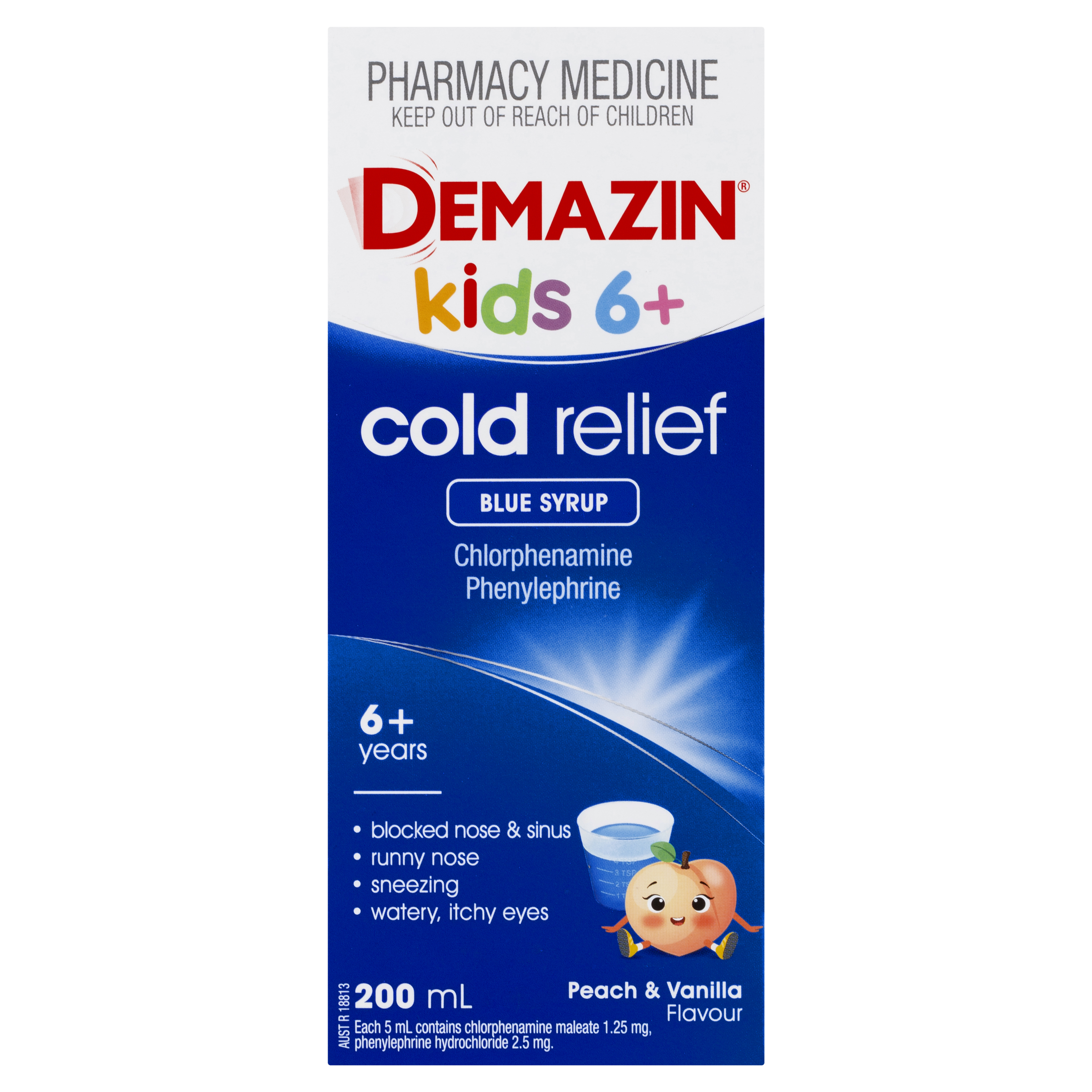 DEMAZIN BLUE SYRUP 200ML - Image 2