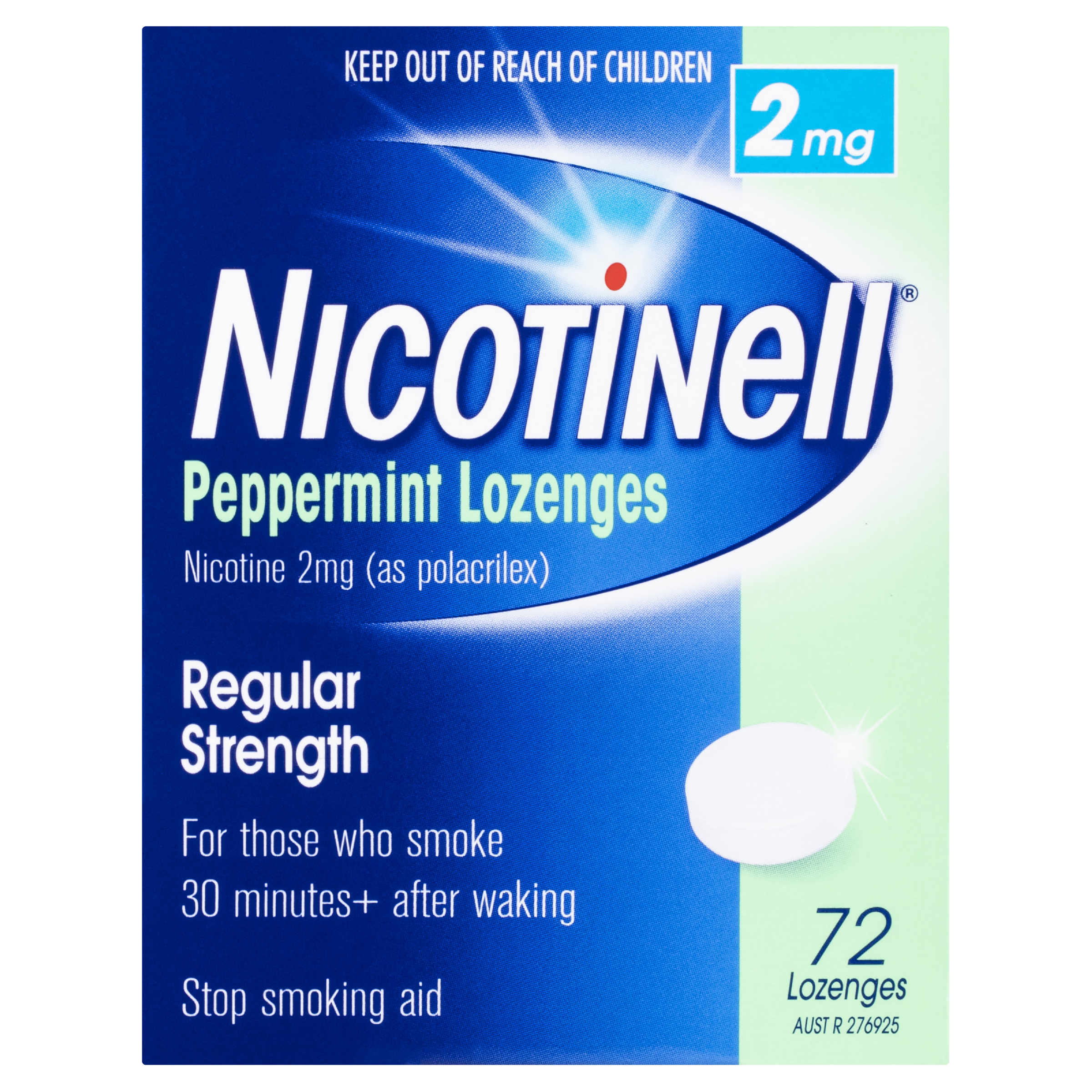 NICOTINELL MINT 2MG LOZENGES 72 PACK - Image 2