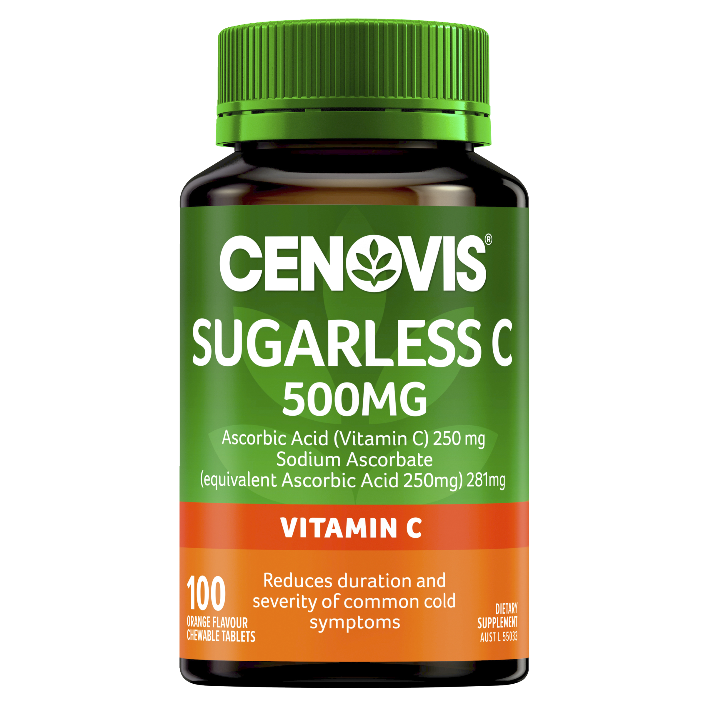 CENOVIS SUGARLESS C 500MG 100 TABLETS