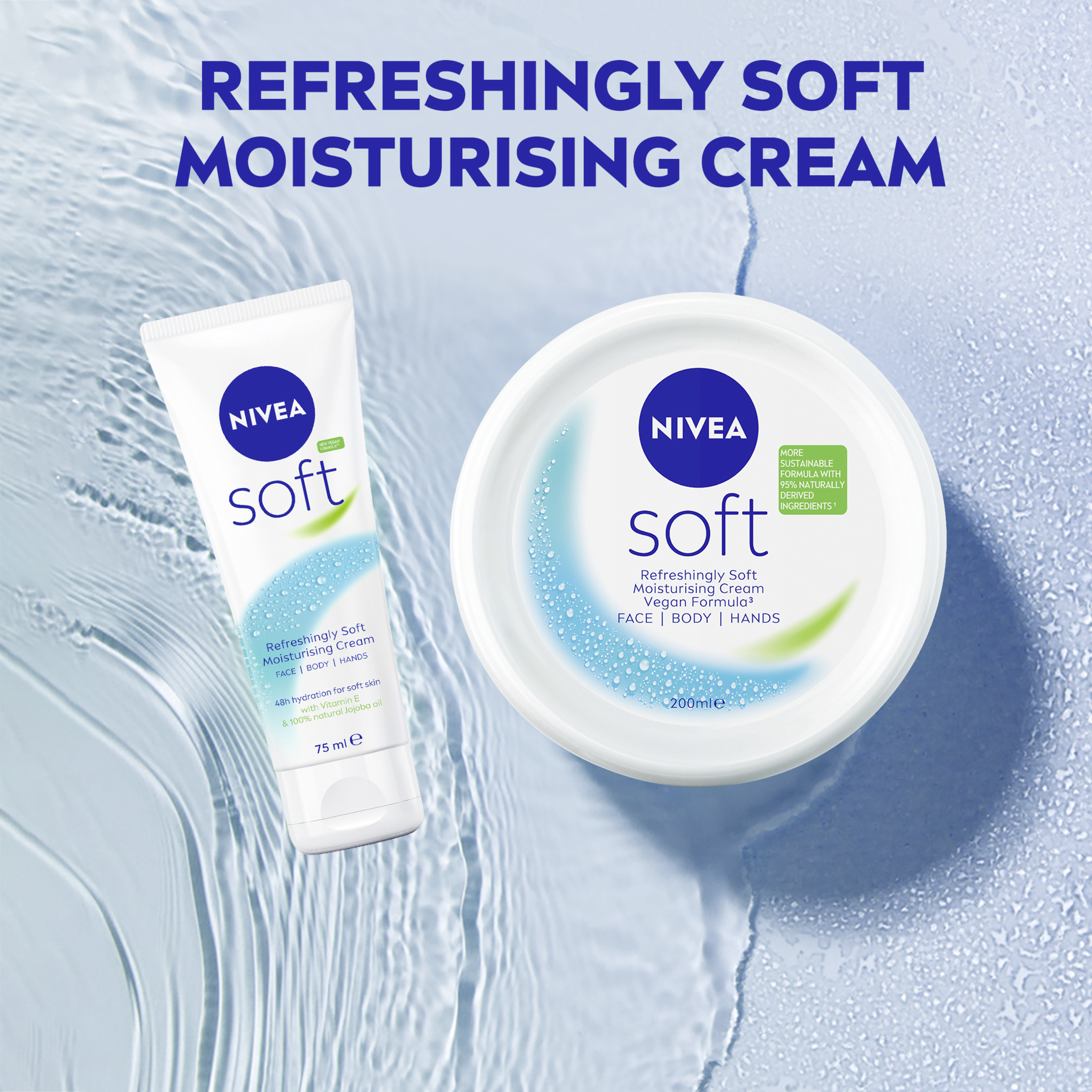 NIVEA SOFT MOISTURISING CREAM 75ML - Image 8
