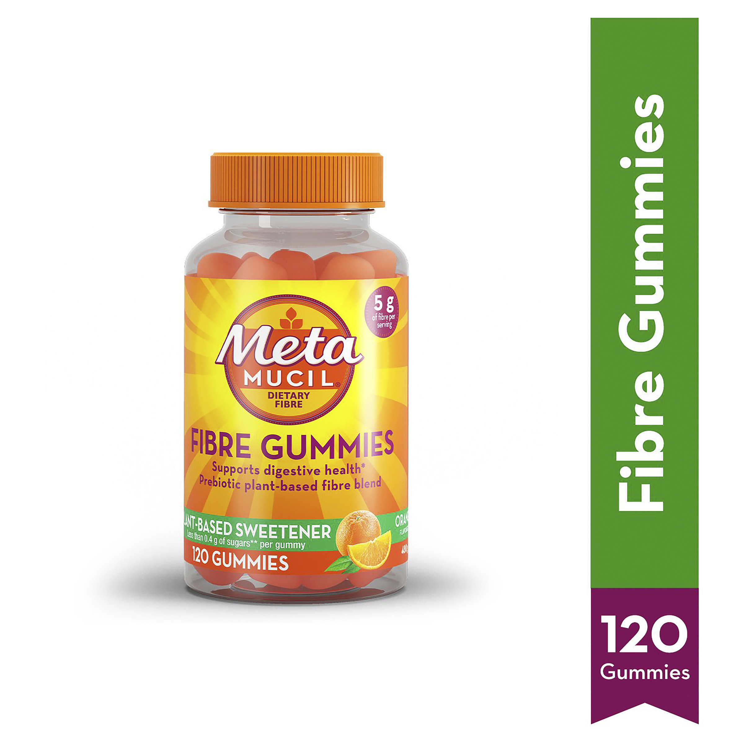 METAMUCIL FIBRE ORANGE 120 GUMMIES - Image 9